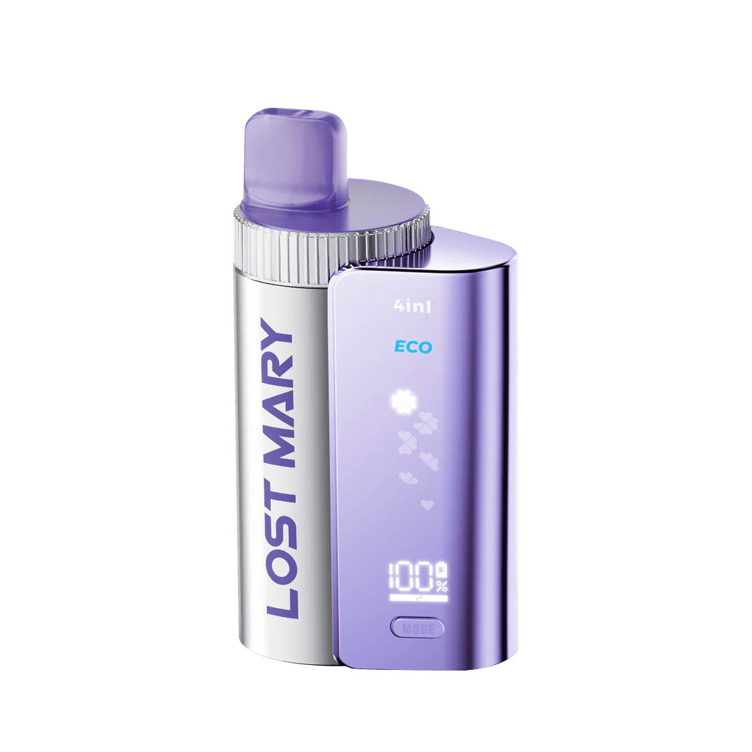 4 in 1 Lost Mary 3200 Puffs Pre - filled Pod Vape Kit Box of 5 - Vape Wholesale Mcr