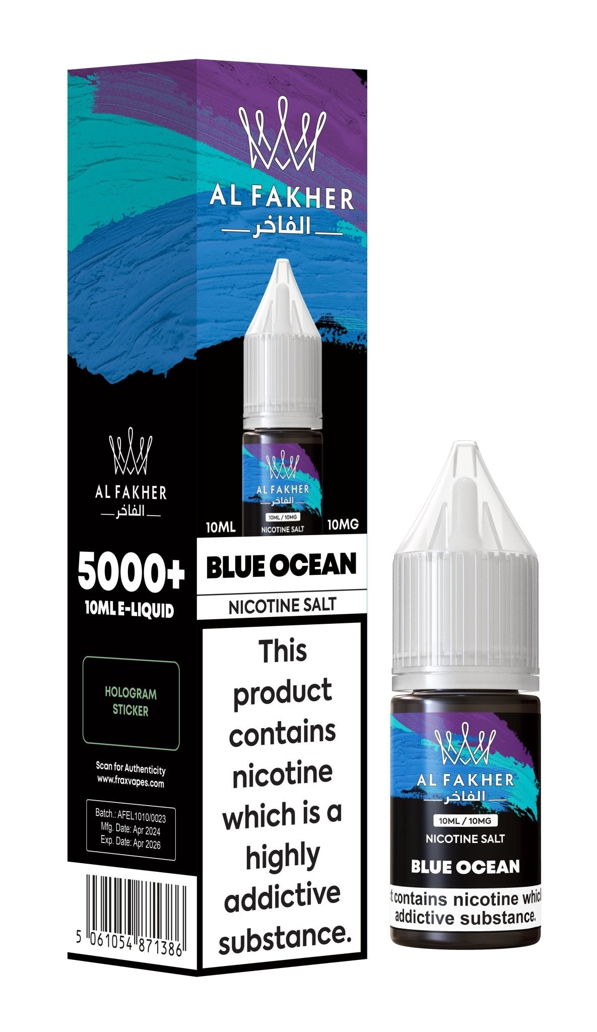 Al Fakher Nic Salt 10ml E-Liquid Box of 10 - Vape Wholesale Mcr