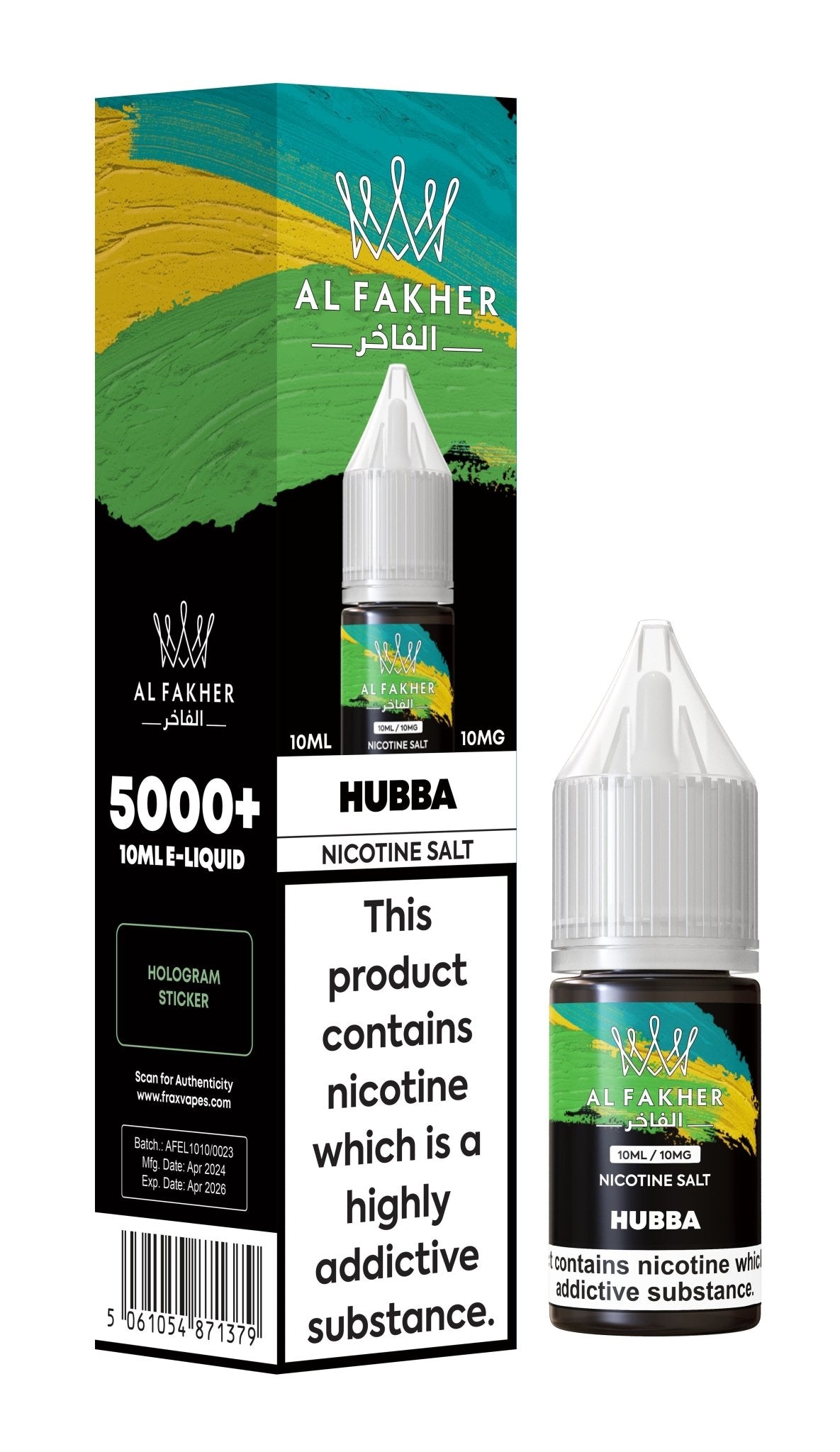 Al Fakher Nic Salt 10ml E-Liquid Box of 10 - Vape Wholesale Mcr