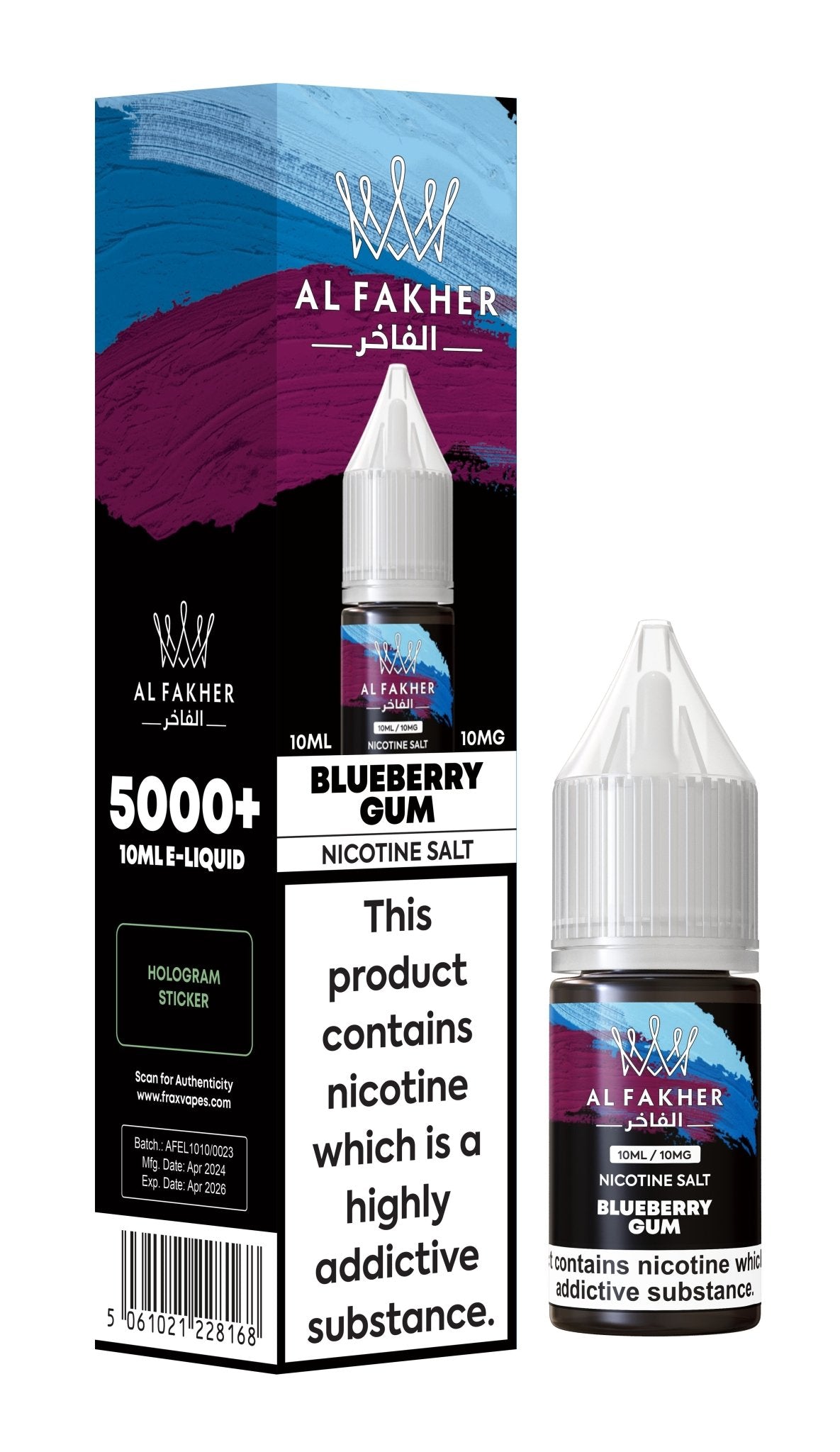 Al Fakher Nic Salt 10ml E-Liquid Box of 10 - Vape Wholesale Mcr