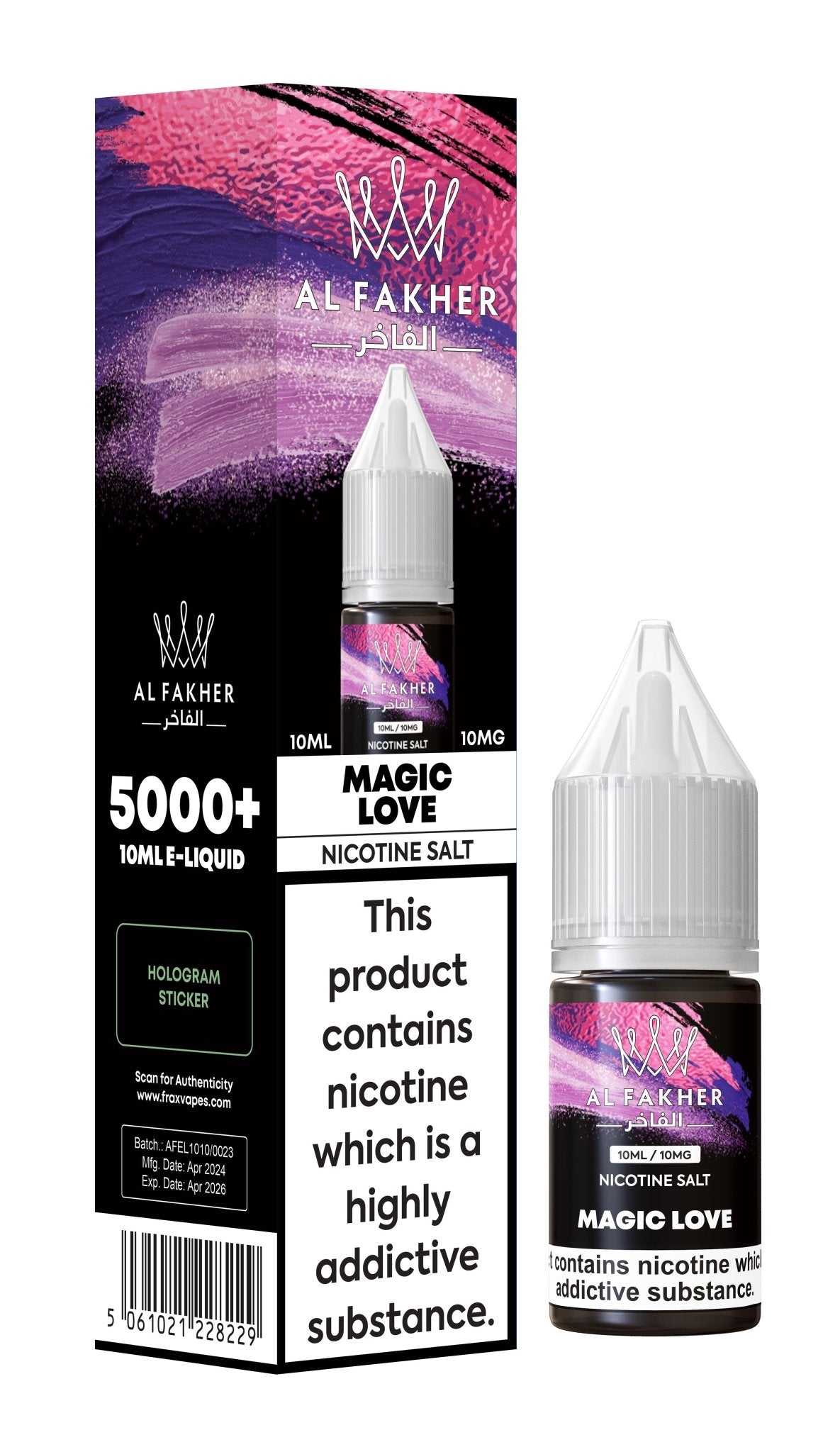 Al Fakher Nic Salt 10ml E-Liquid Box of 10 - Vape Wholesale Mcr