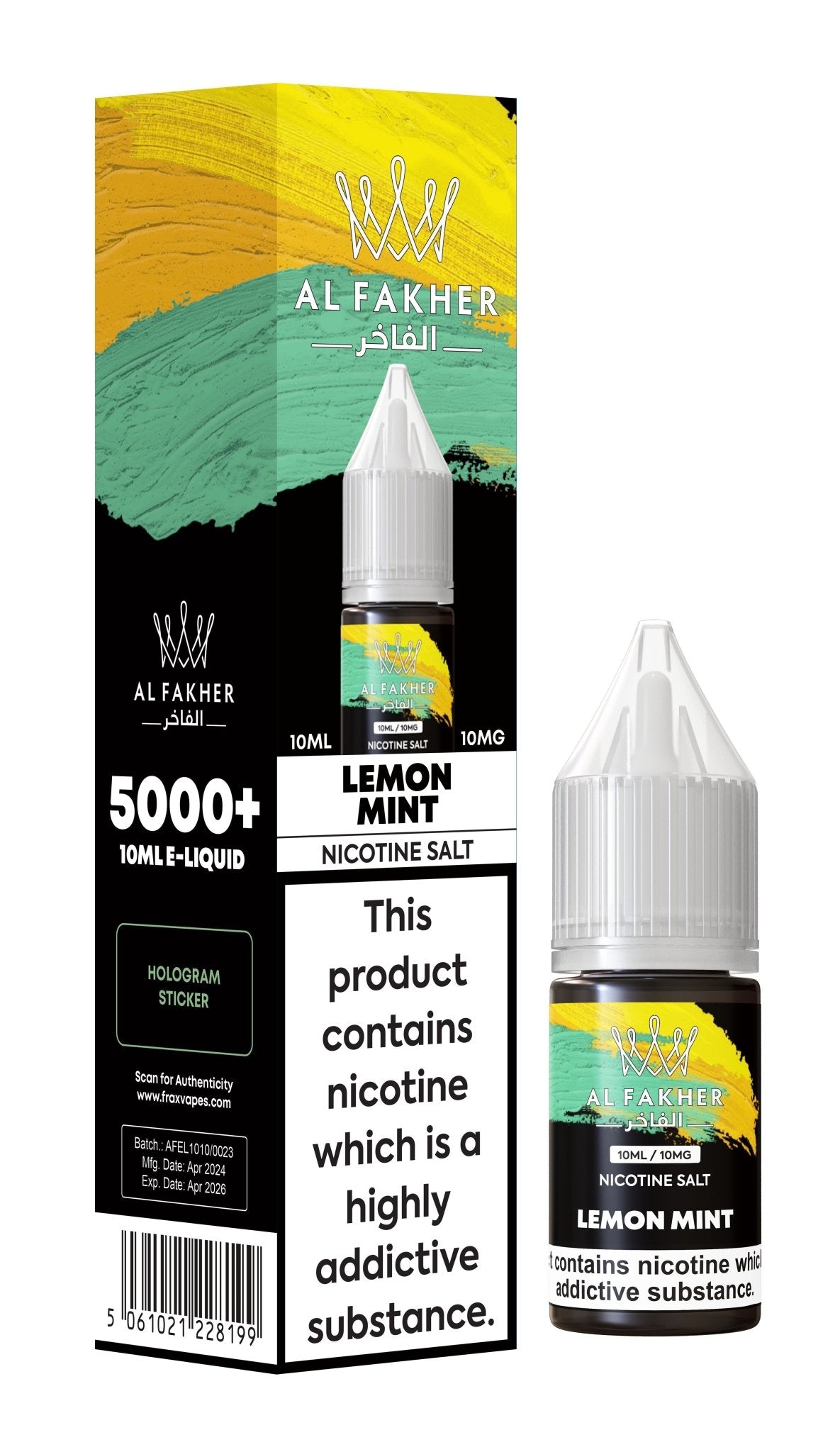 Al Fakher Nic Salt 10ml E-Liquid Box of 10 - Vape Wholesale Mcr