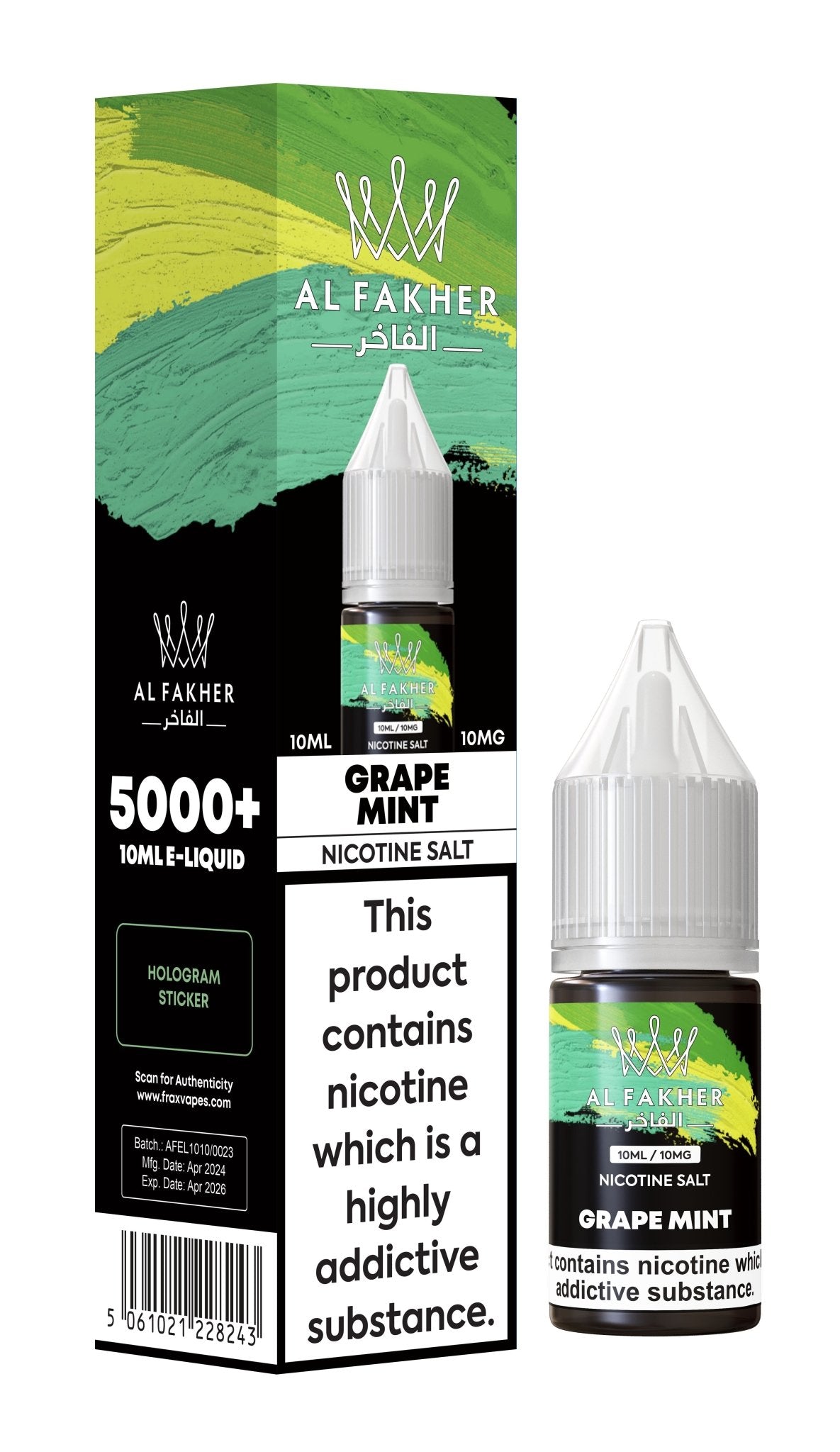 Al Fakher Nic Salt 10ml E-Liquid Box of 10 - Vape Wholesale Mcr