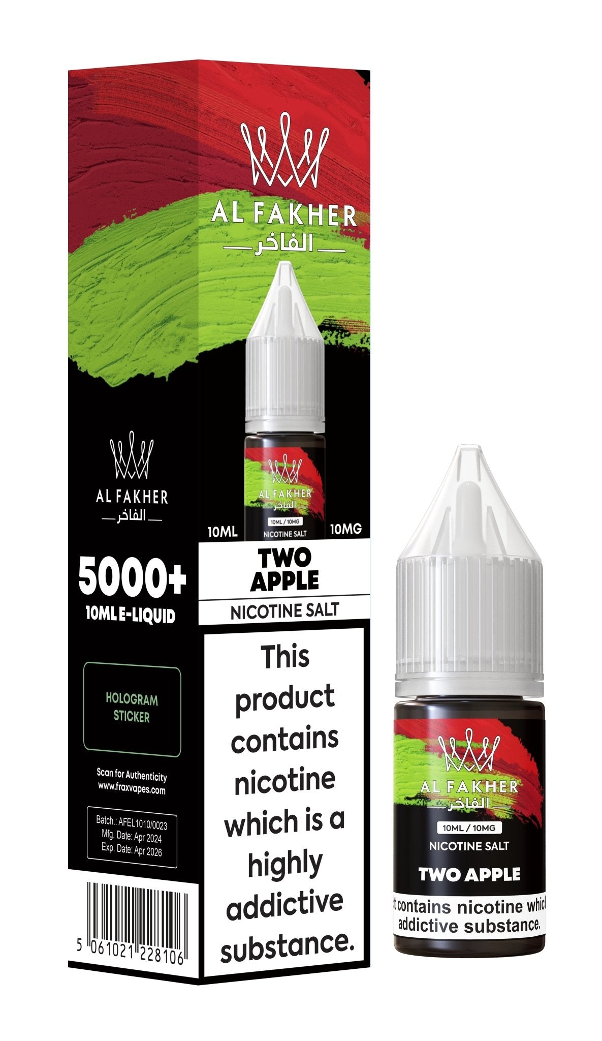 Al Fakher Nic Salt 10ml E-Liquid Box of 10 - Vape Wholesale Mcr