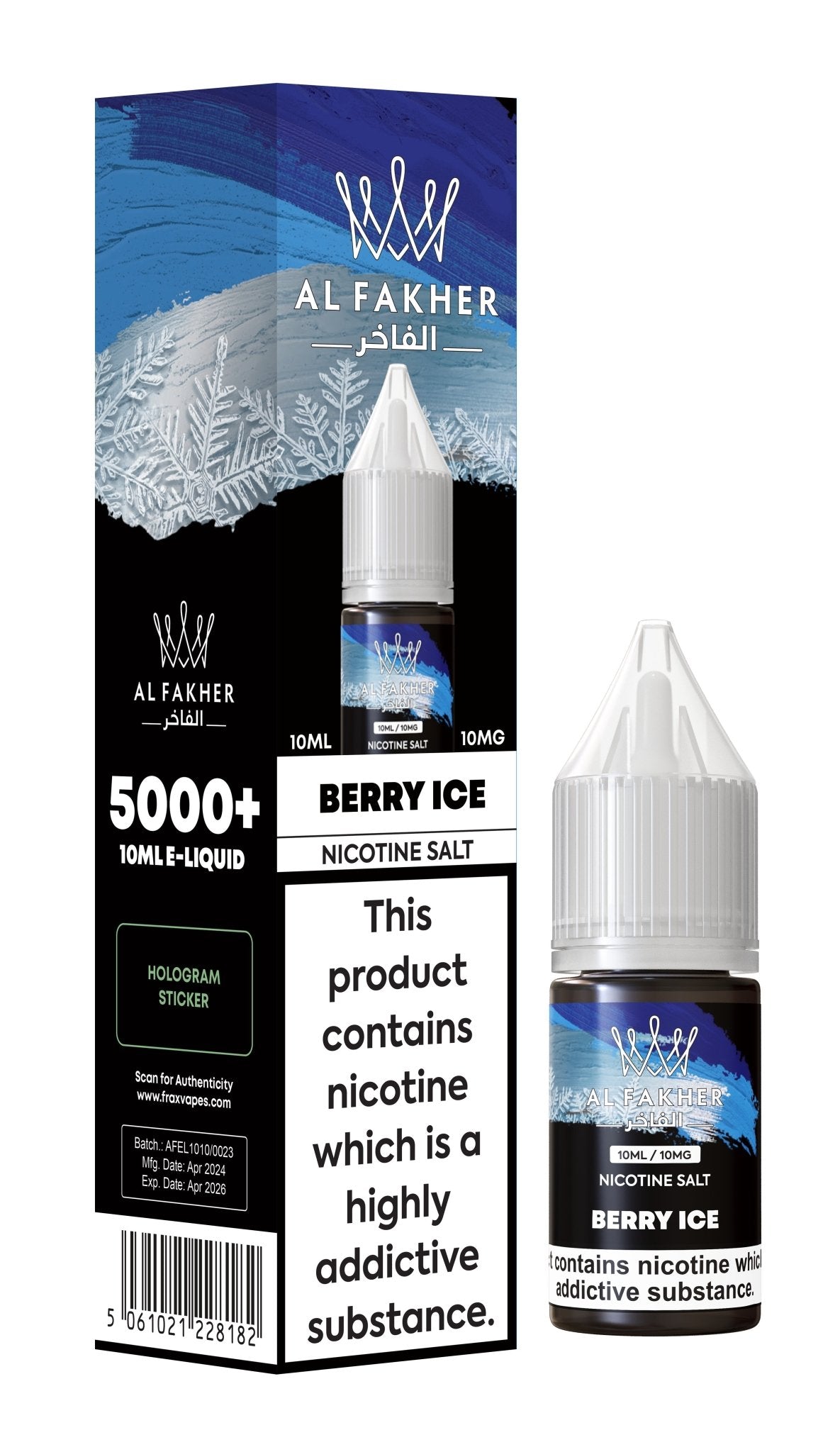 Al Fakher Nic Salt 10ml E-Liquid Box of 10 - Vape Wholesale Mcr