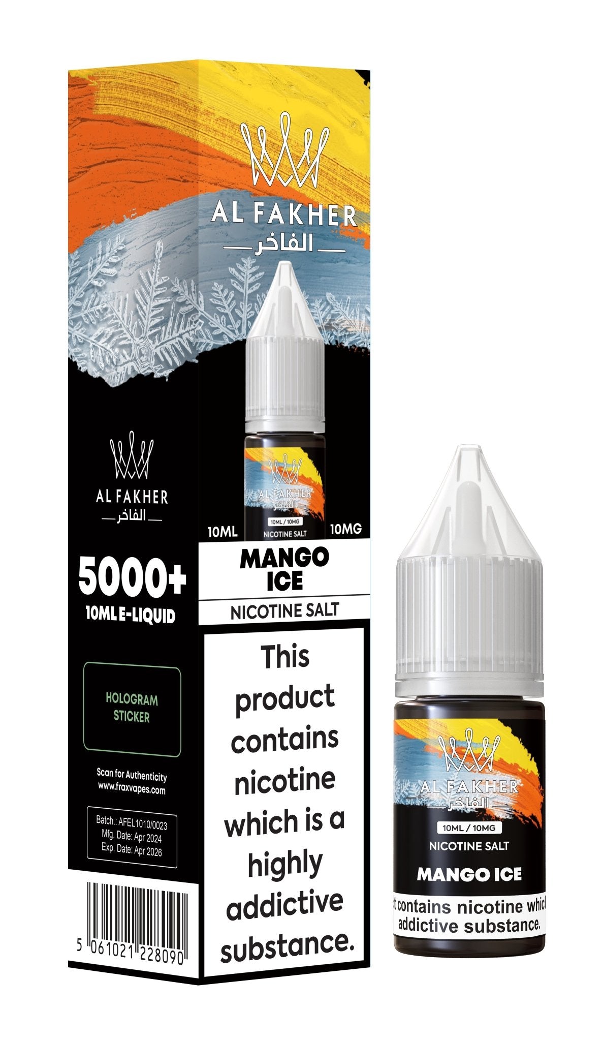 Al Fakher Nic Salt 10ml E-Liquid Box of 10 - Vape Wholesale Mcr