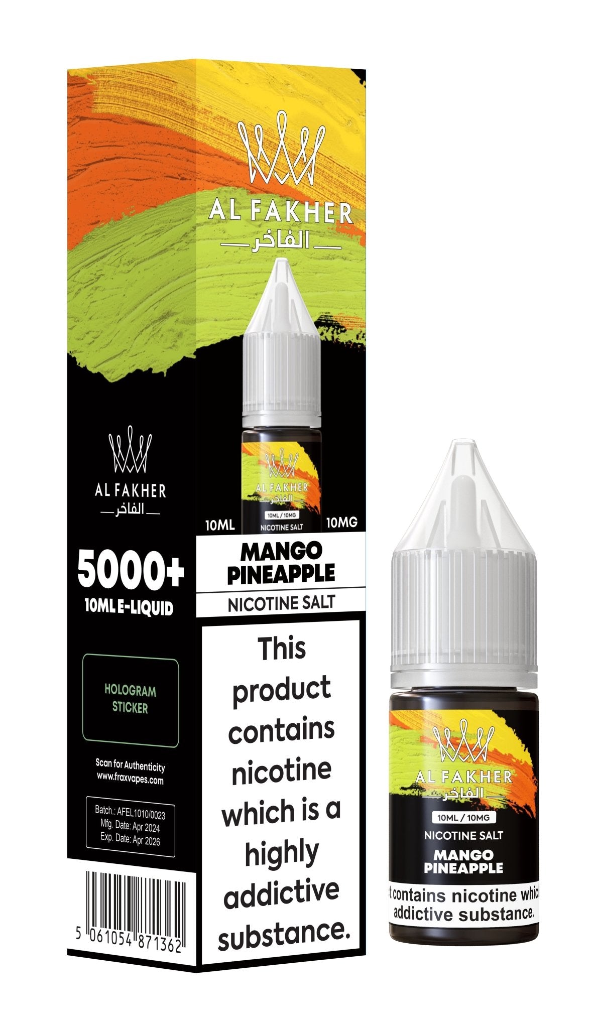 Al Fakher Nic Salt 10ml E-Liquid Box of 10 - Vape Wholesale Mcr