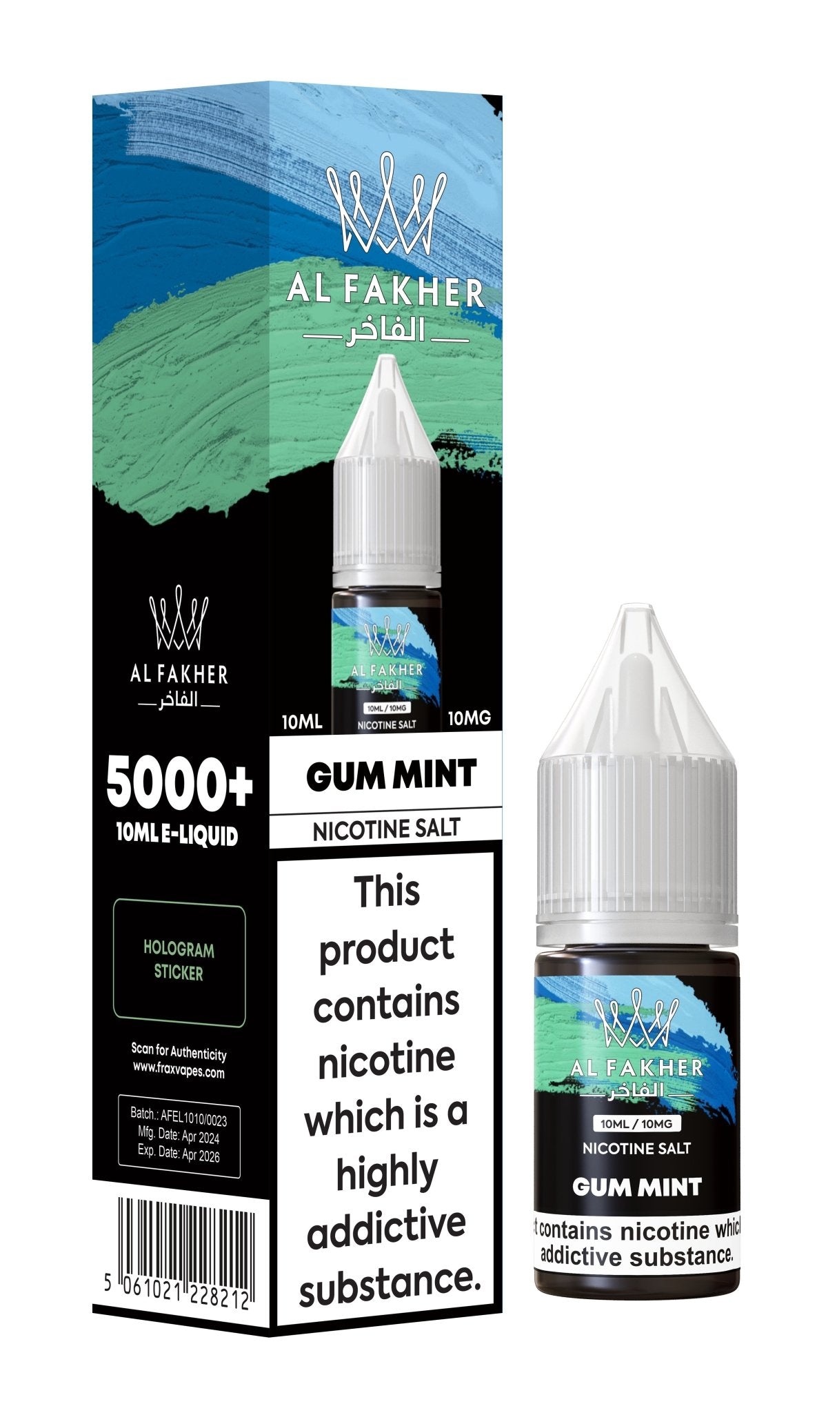 Al Fakher Nic Salt 10ml E-Liquid Box of 10 - Vape Wholesale Mcr