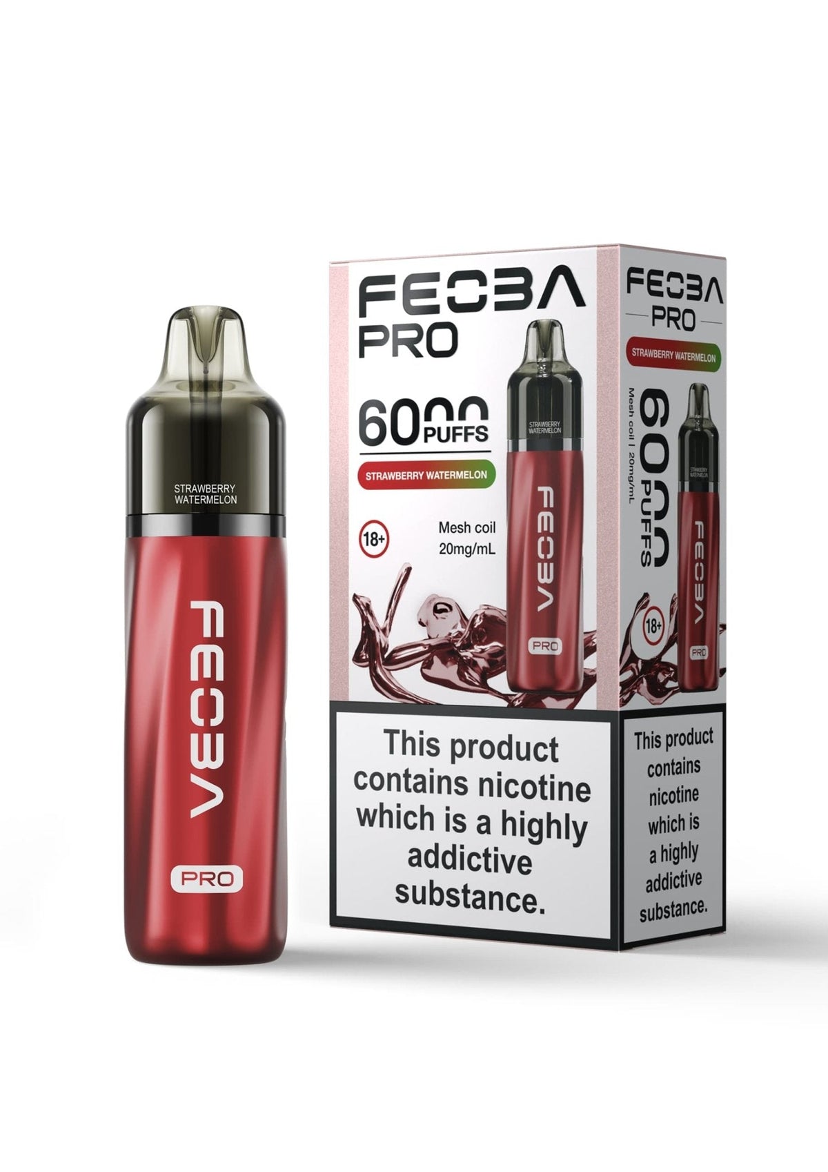 Buy Bulk Feoba Pro 6000+ Disposbale Vape - Box of 5 - Vape Wholesale Mcr