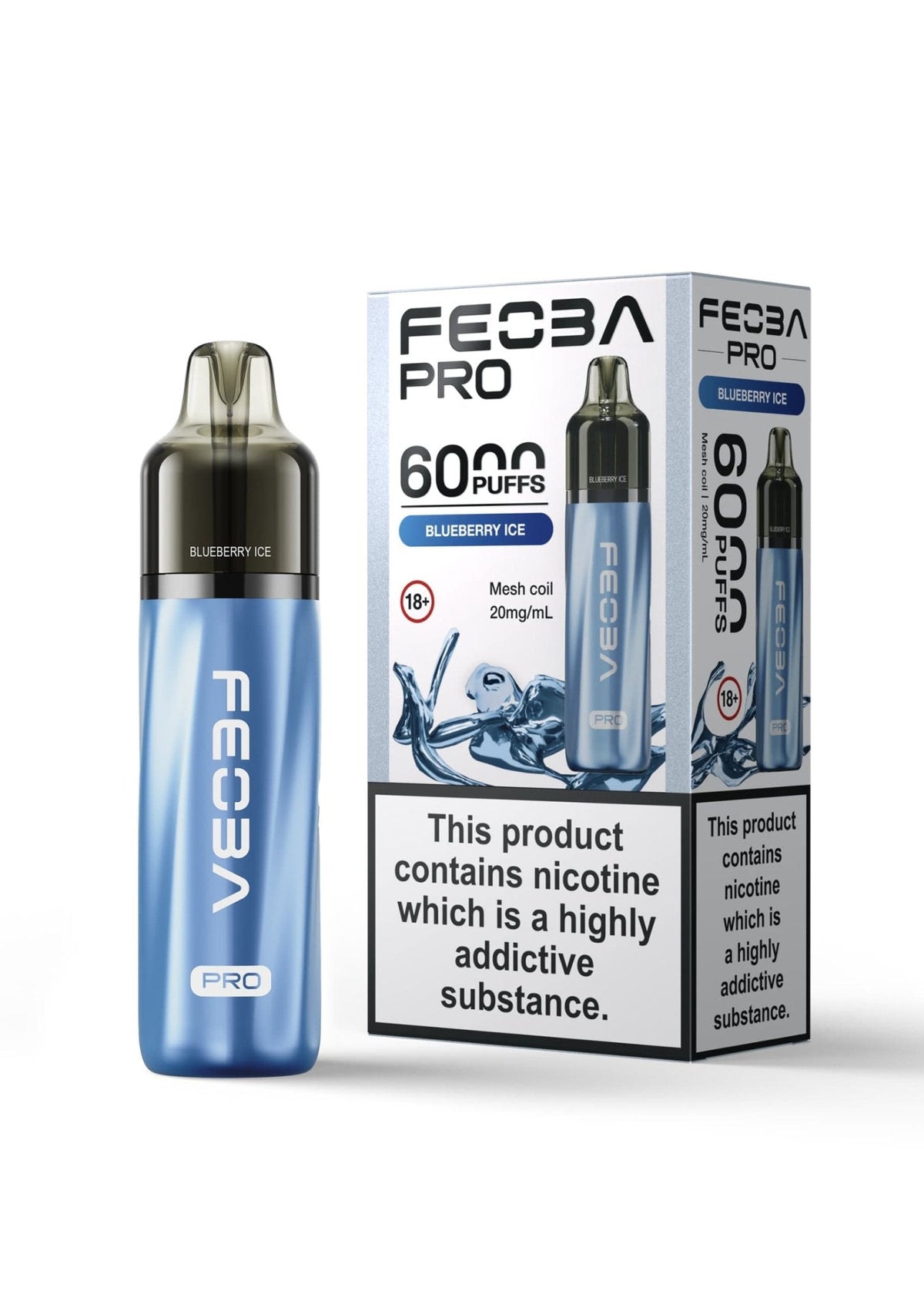 Buy Bulk Feoba Pro 6000+ Disposbale Vape - Box of 5 - Vape Wholesale Mcr