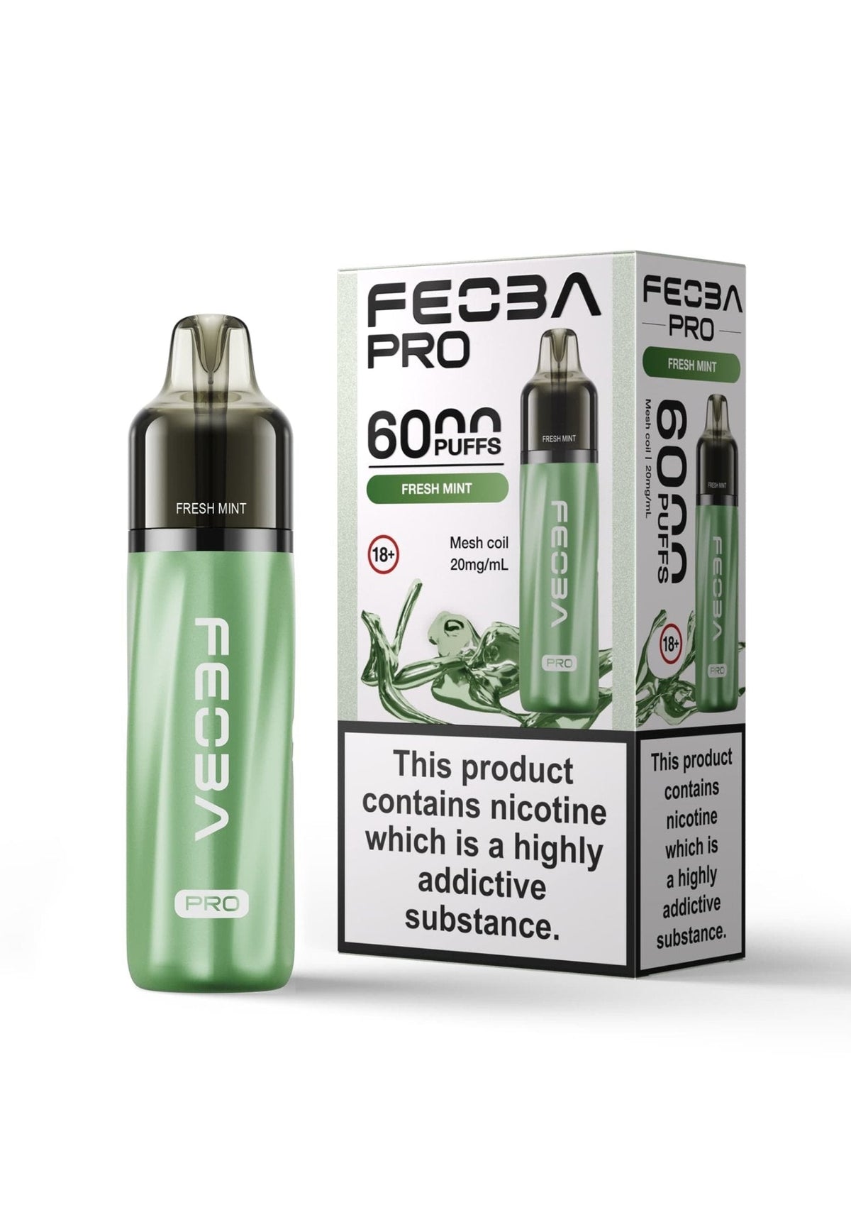 Buy Bulk Feoba Pro 6000+ Disposbale Vape - Box of 5 - Vape Wholesale Mcr