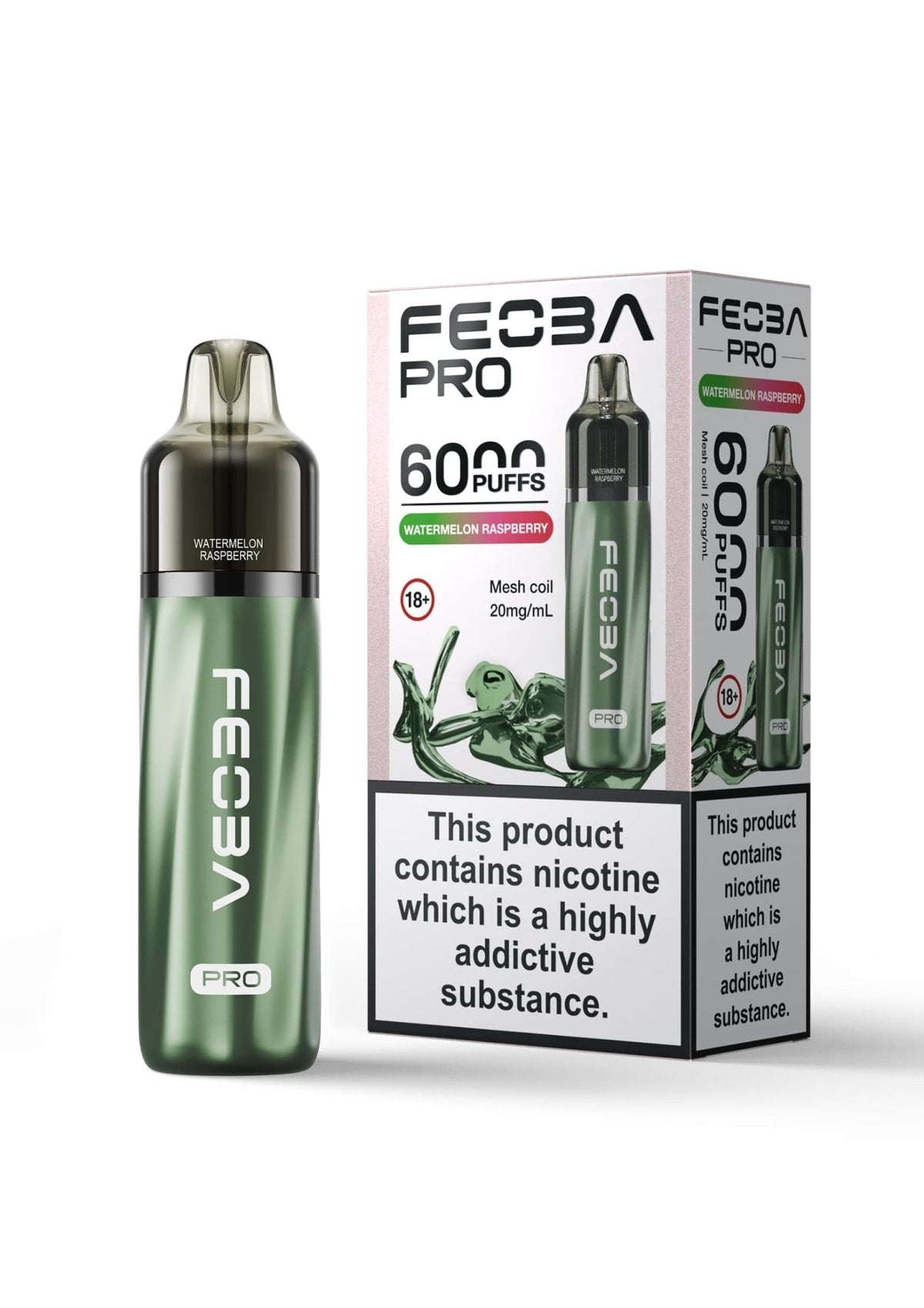 Buy Bulk Feoba Pro 6000+ Disposbale Vape - Box of 5 - Vape Wholesale Mcr