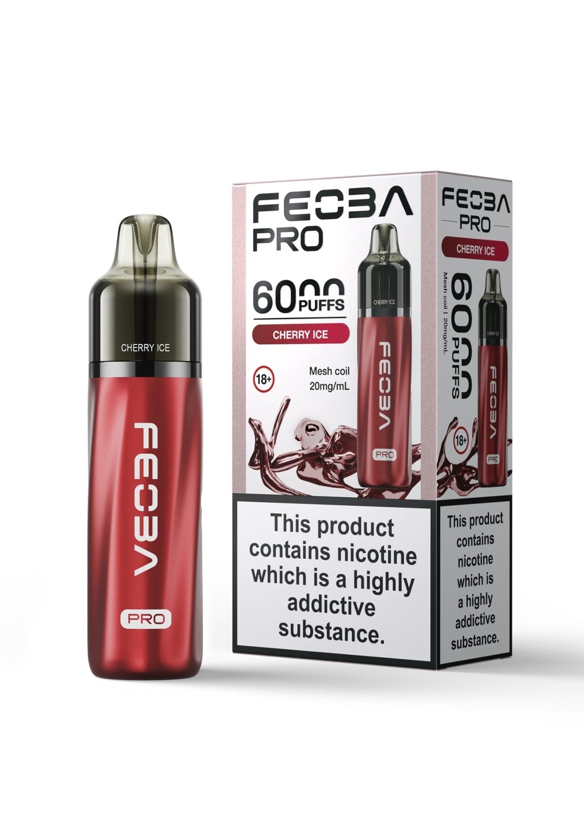 Buy Bulk Feoba Pro 6000+ Disposbale Vape - Box of 5 - Vape Wholesale Mcr