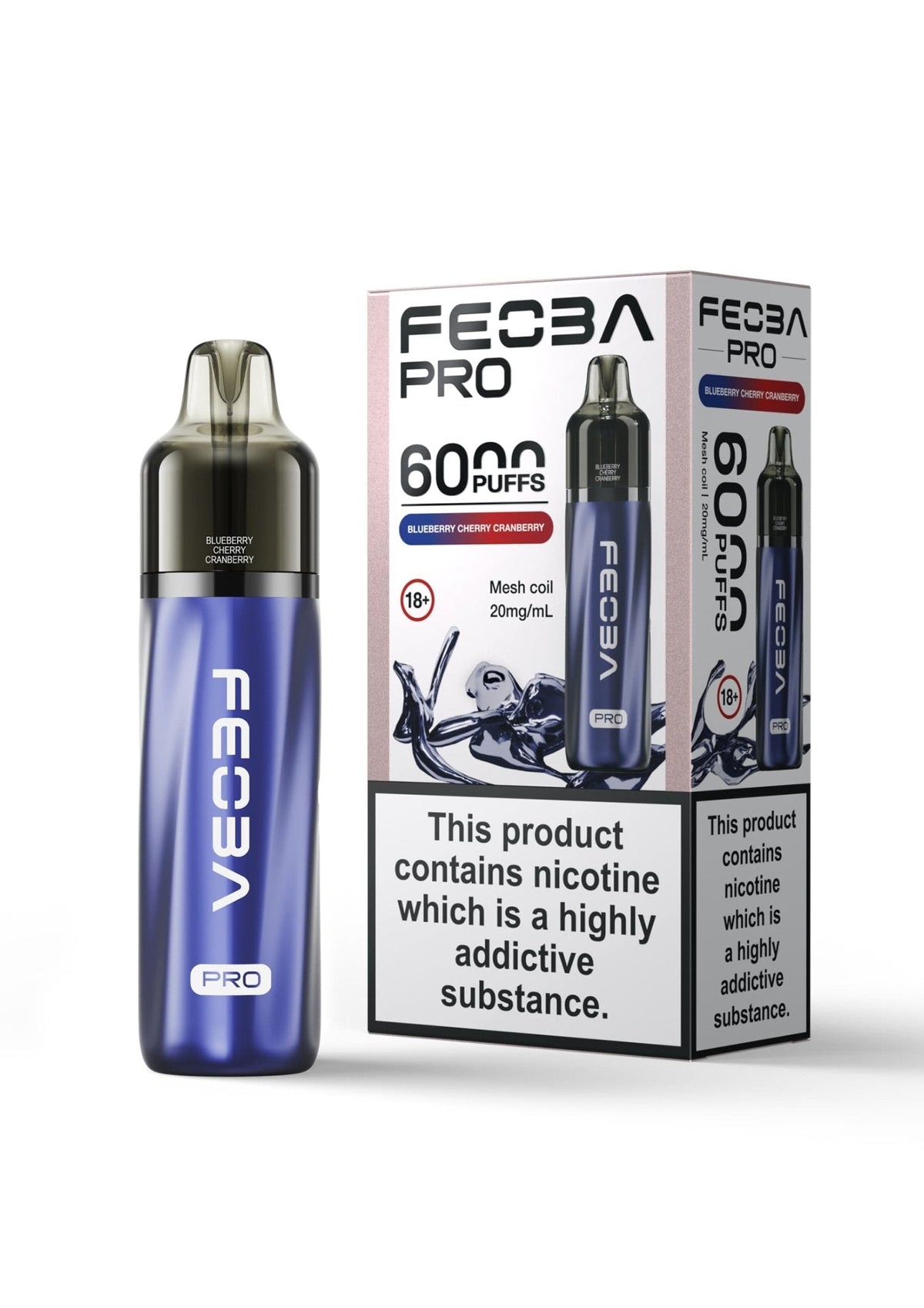 Buy Bulk Feoba Pro 6000+ Disposbale Vape - Box of 5 - Vape Wholesale Mcr