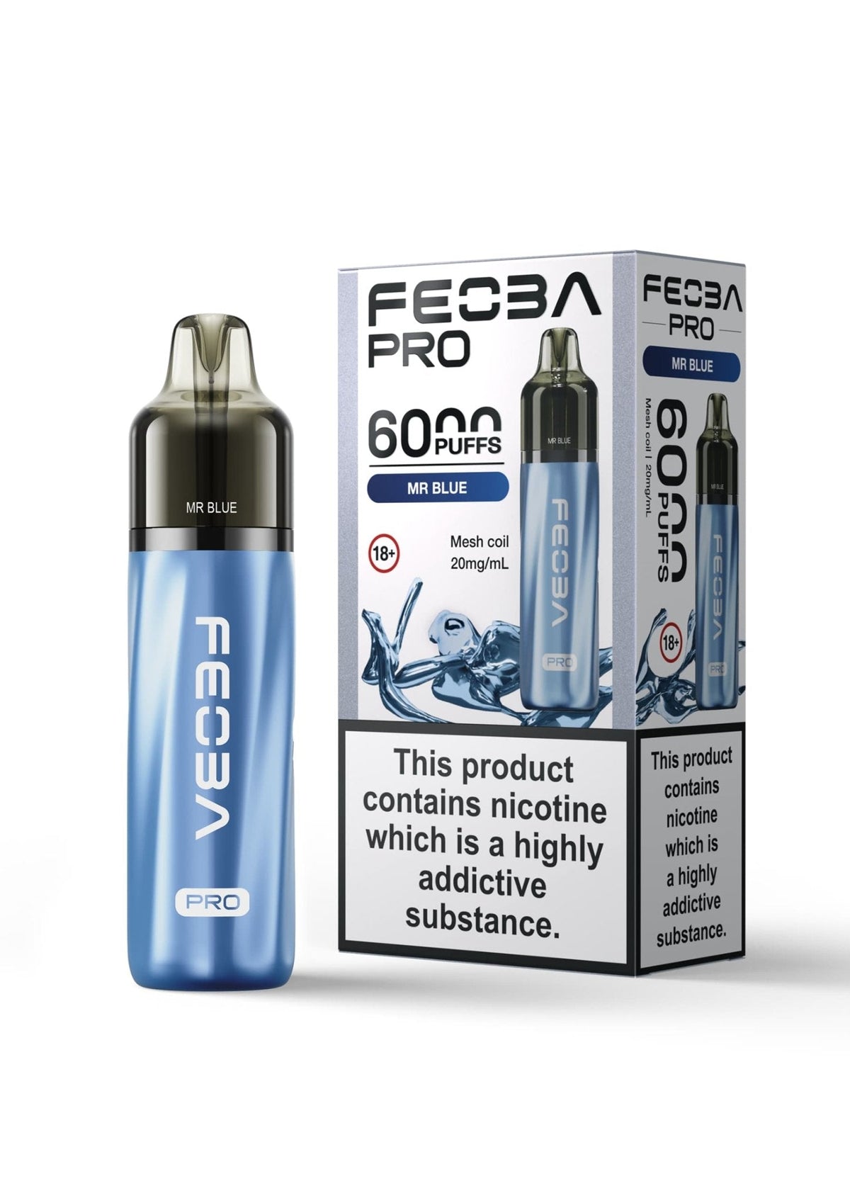 Buy Bulk Feoba Pro 6000+ Disposbale Vape - Box of 5 - Vape Wholesale Mcr