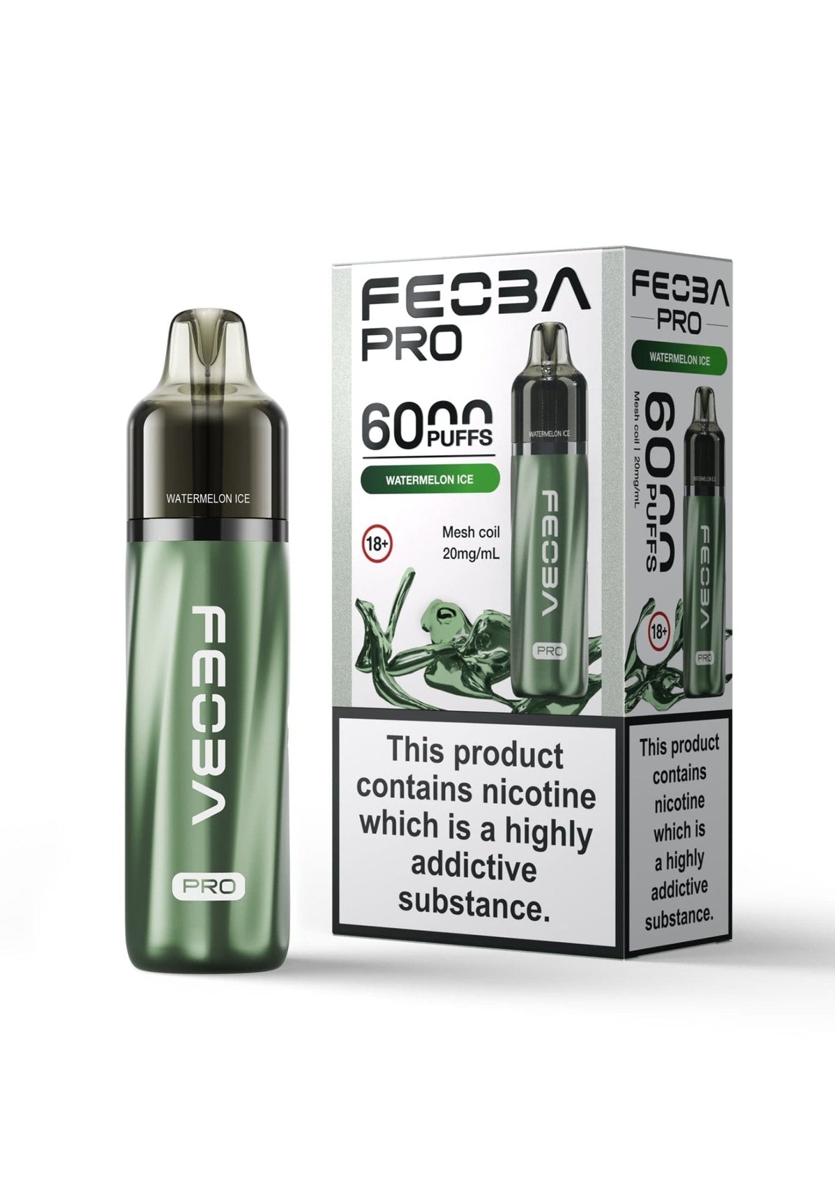 Buy Bulk Feoba Pro 6000+ Disposbale Vape - Box of 5 - Vape Wholesale Mcr