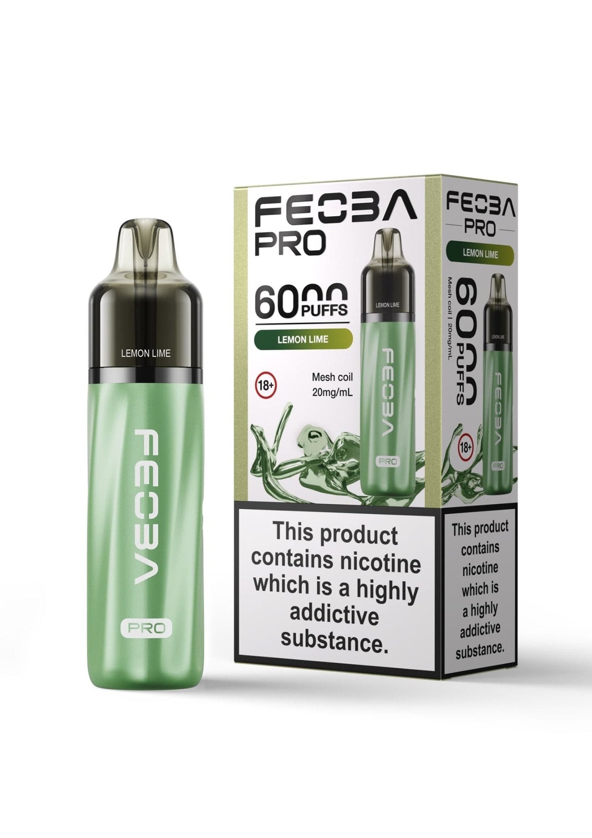 Buy Bulk Feoba Pro 6000+ Disposbale Vape - Box of 5 - Vape Wholesale Mcr