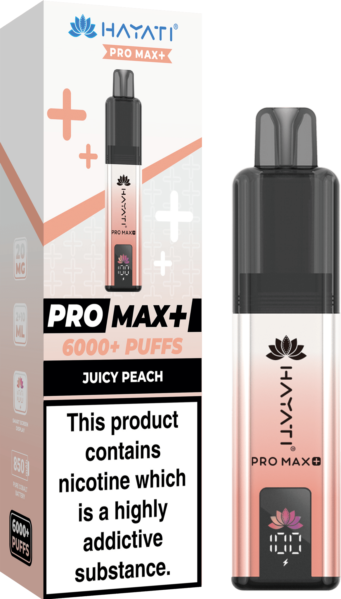 Buy Bulk Hayati Pro Max+ 6000 Disposable Vape Pack of 10 - Vape Wholesale Mcr