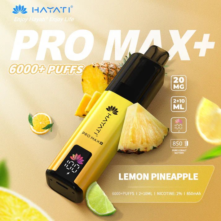 Buy Bulk Hayati Pro Max+ 6000 Disposable Vape Pack of 10 - Vape Wholesale Mcr