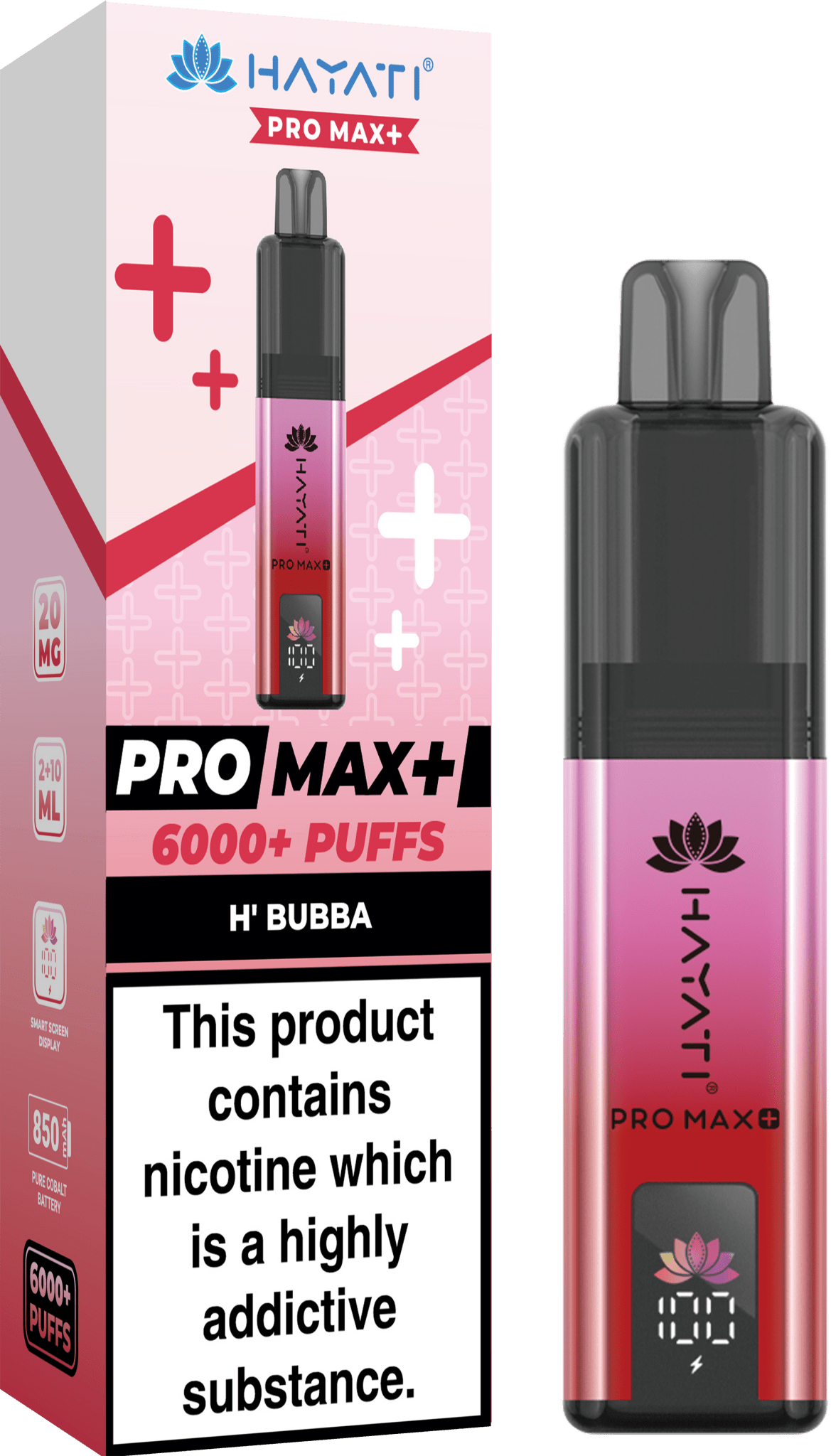 Buy Bulk Hayati Pro Max+ 6000 Disposable Vape Pack of 10 - Vape Wholesale Mcr