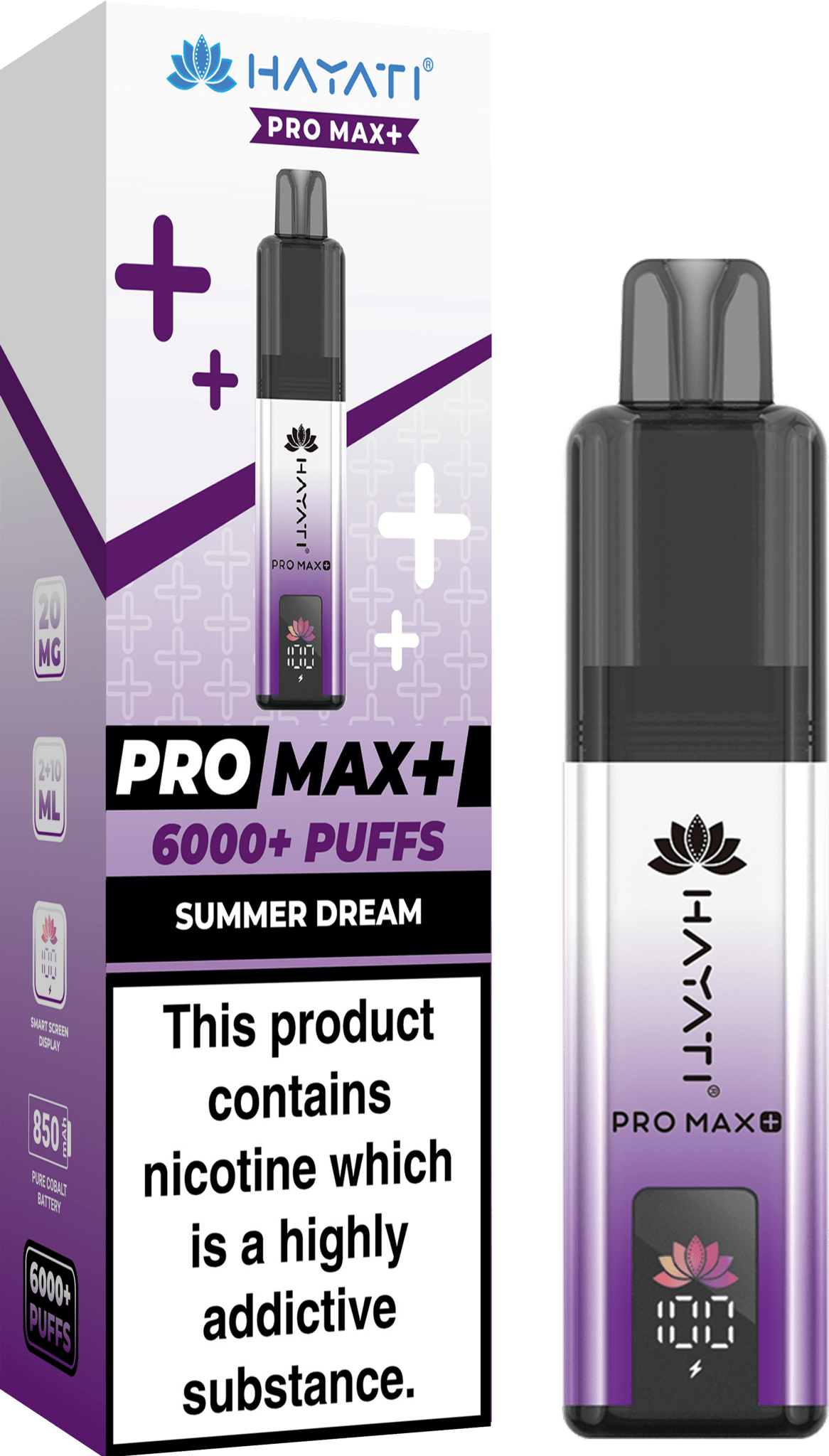 Buy Bulk Hayati Pro Max+ 6000 Disposable Vape Pack of 10 - Vape Wholesale Mcr