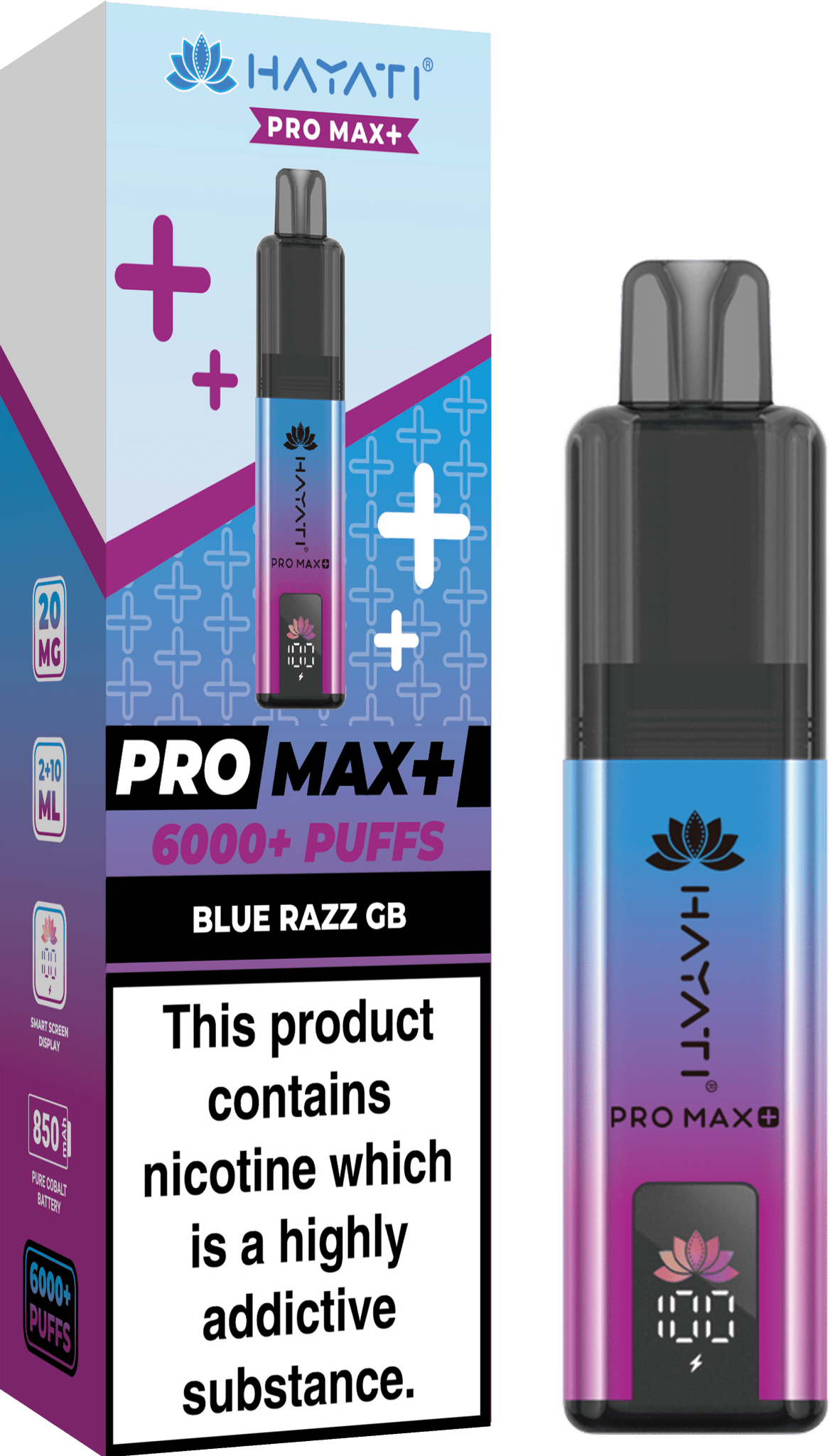 Buy Bulk Hayati Pro Max+ 6000 Disposable Vape Pack of 10 - Vape Wholesale Mcr