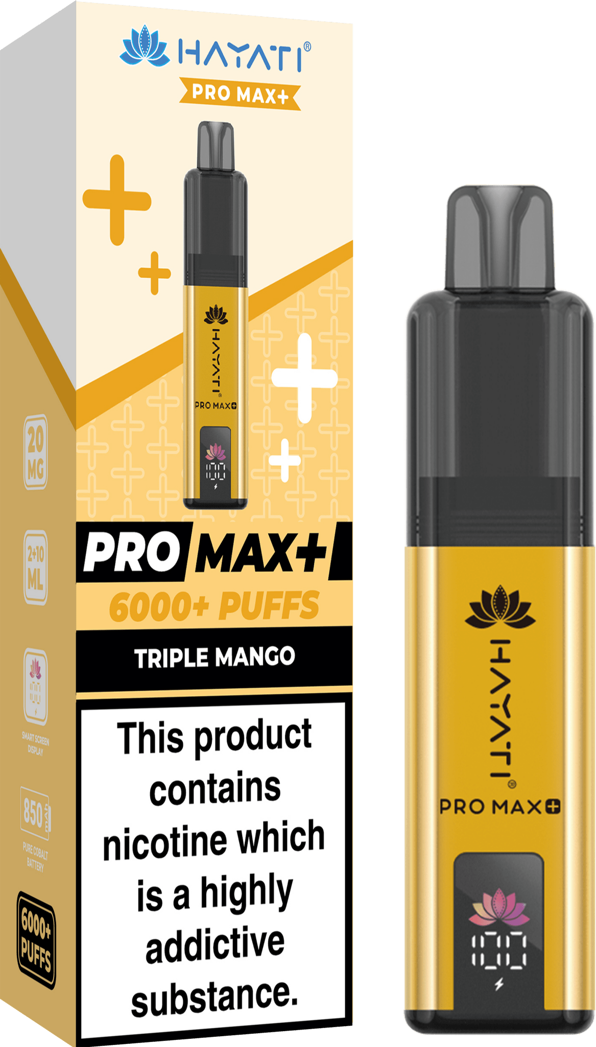 Buy Bulk Hayati Pro Max+ 6000 Disposable Vape Pack of 10 - Vape Wholesale Mcr