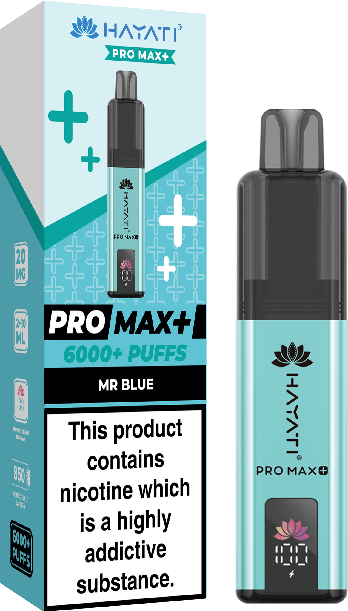 Buy Bulk Hayati Pro Max+ 6000 Disposable Vape Pack of 10 - Vape Wholesale Mcr