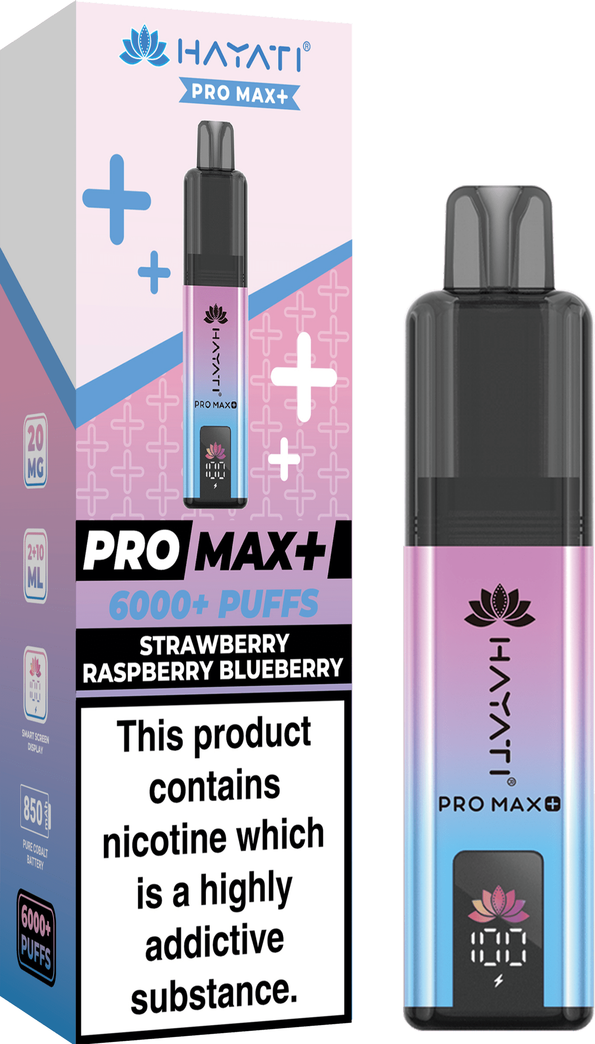 Buy Bulk Hayati Pro Max+ 6000 Disposable Vape Pack of 10 - Vape Wholesale Mcr