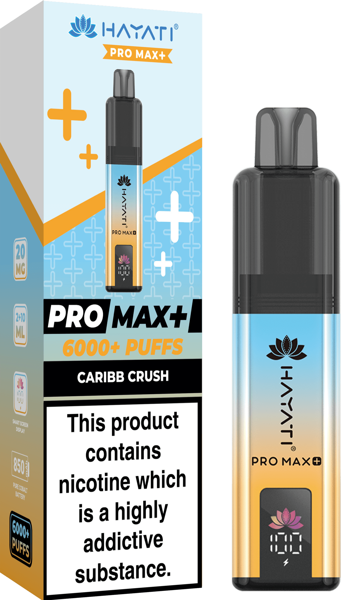 Buy Bulk Hayati Pro Max+ 6000 Disposable Vape Pack of 10 - Vape Wholesale Mcr