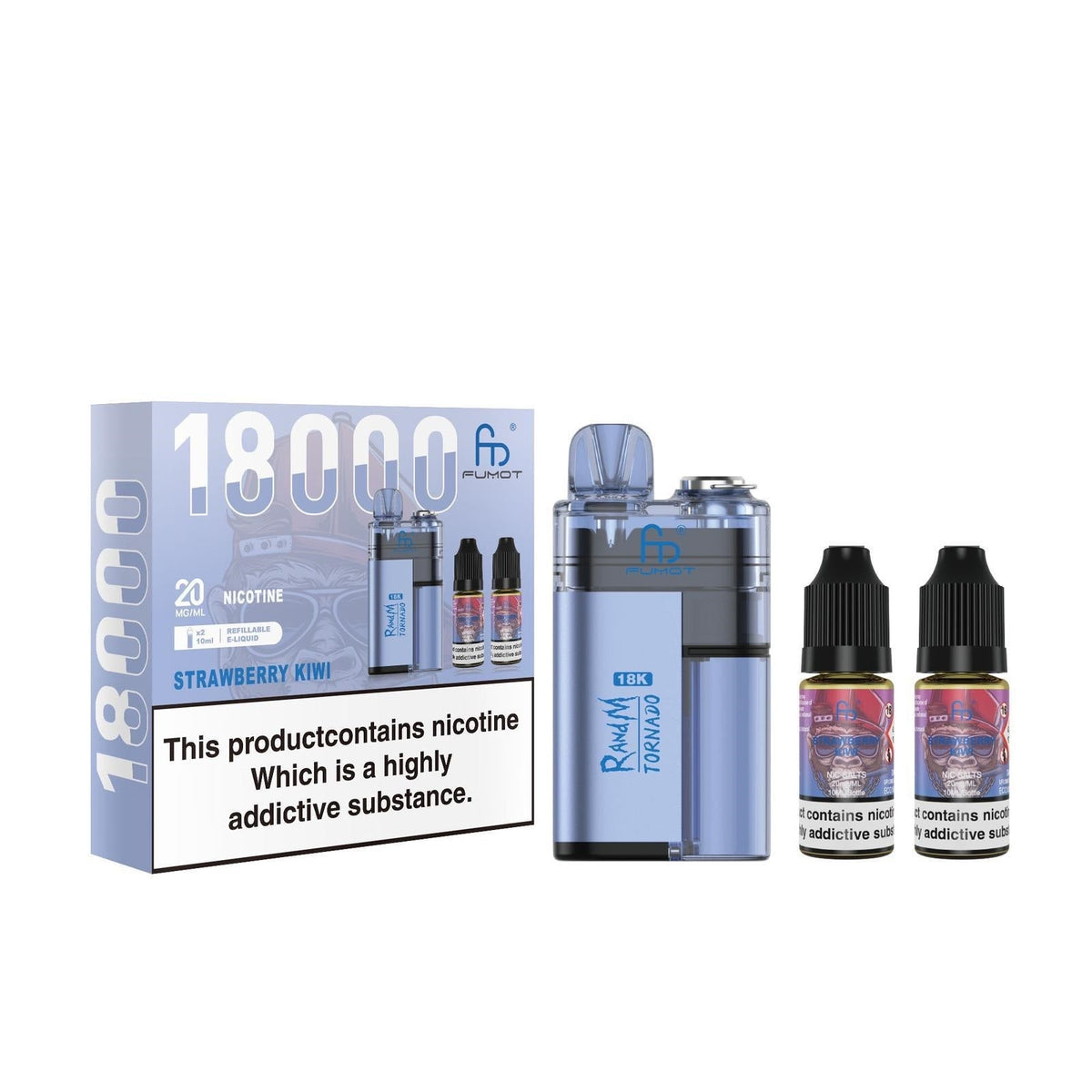 Buy Bulk R and M Tornado 18000 Disposable Vape - Box of 5 - Vape Wholesale Mcr