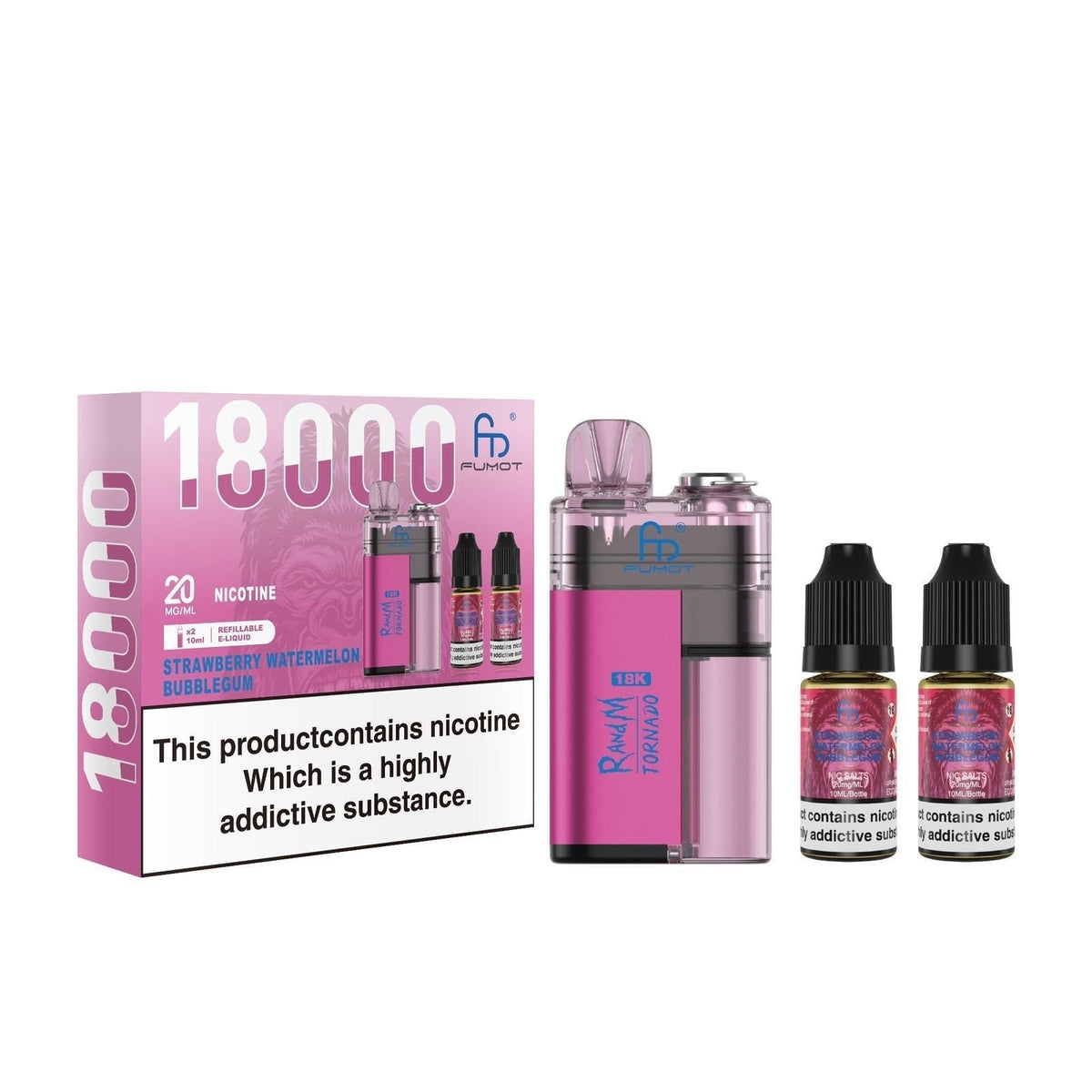 Buy Bulk R and M Tornado 18000 Disposable Vape - Box of 5 - Vape Wholesale Mcr