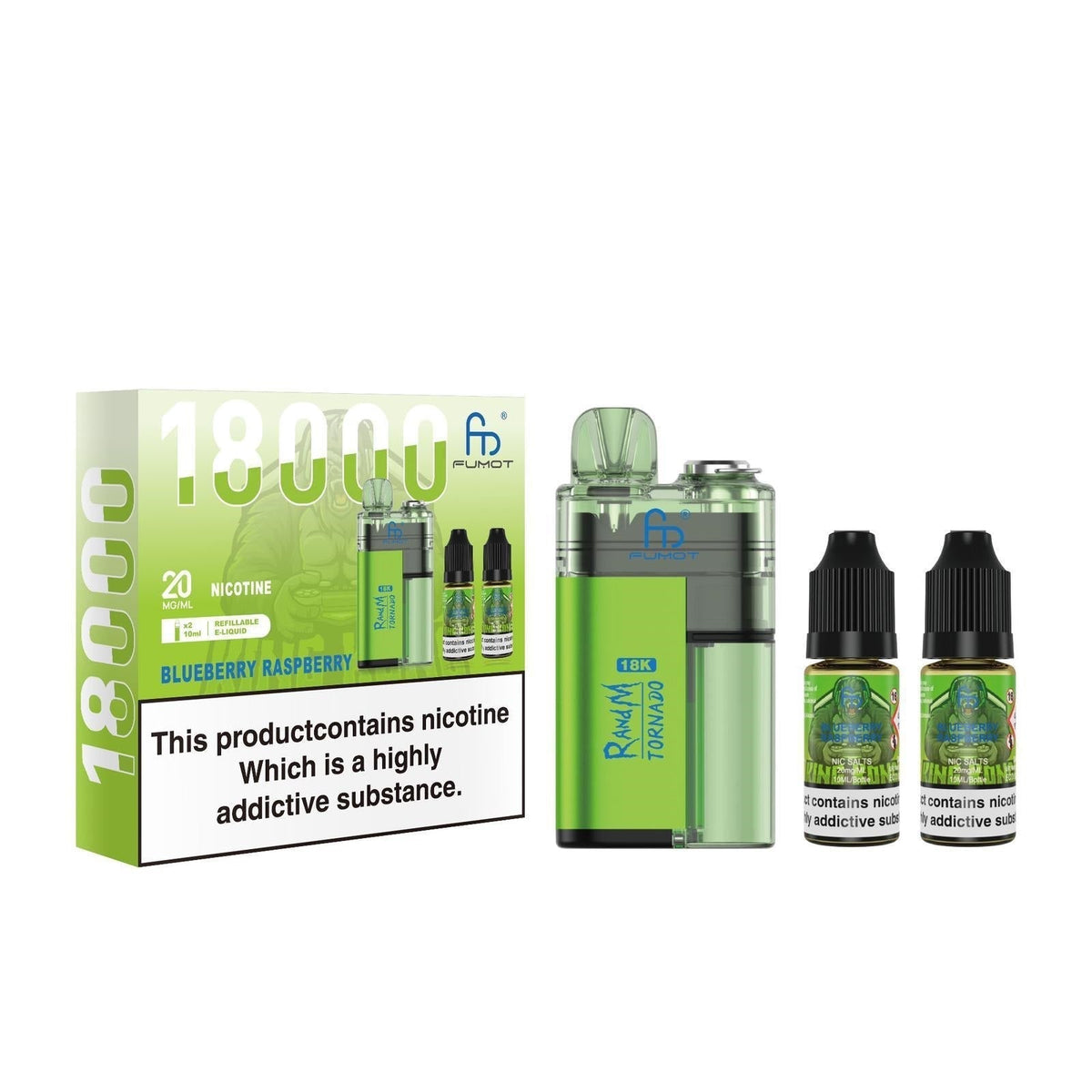 Buy Bulk R and M Tornado 18000 Disposable Vape - Box of 5 - Vape Wholesale Mcr