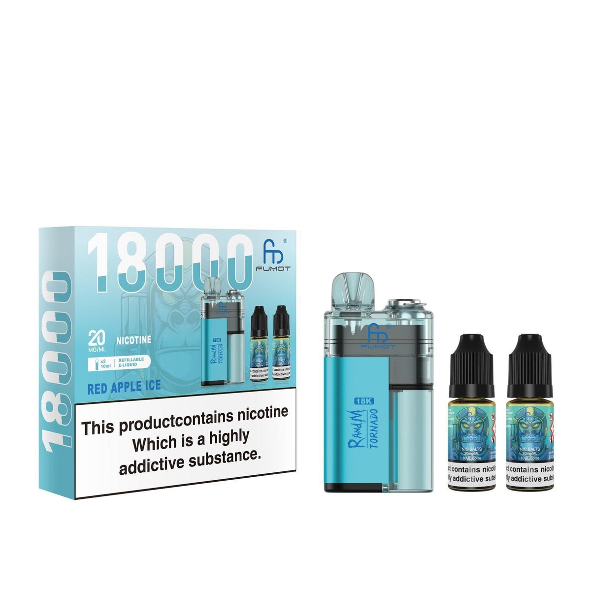 Buy Bulk R and M Tornado 18000 Disposable Vape - Box of 5 - Vape Wholesale Mcr