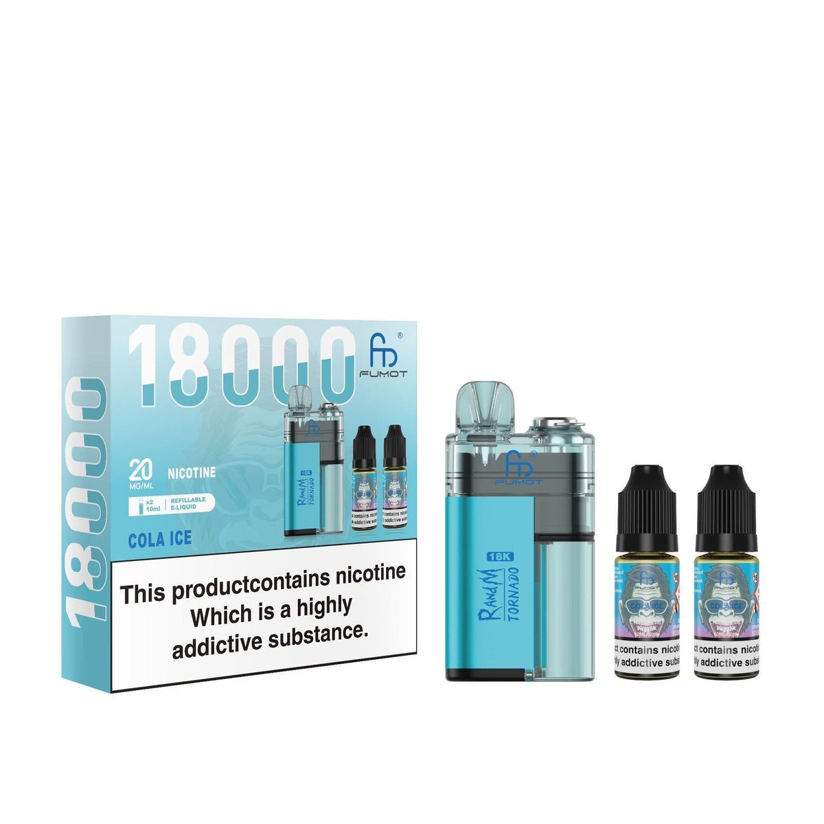 Buy Bulk R and M Tornado 18000 Disposable Vape - Box of 5 - Vape Wholesale Mcr