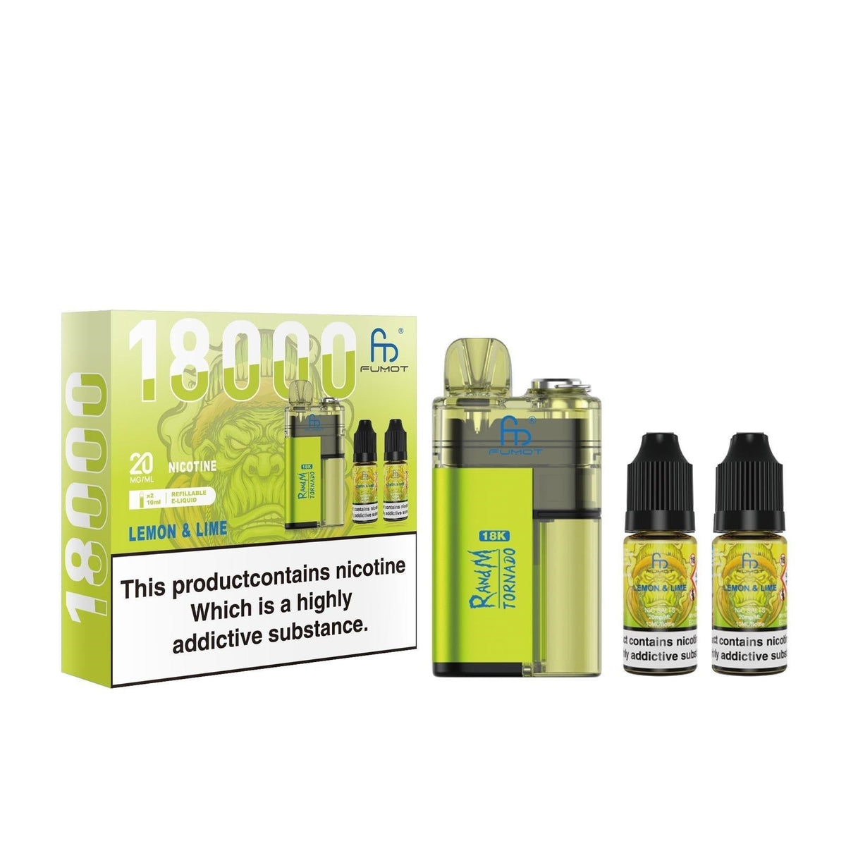 Buy Bulk R and M Tornado 18000 Disposable Vape - Box of 5 - Vape Wholesale Mcr