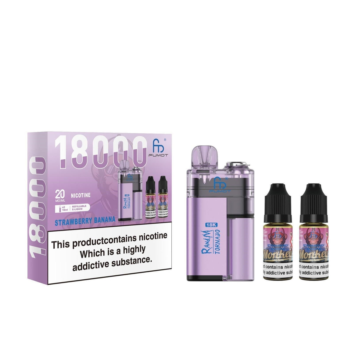 Buy Bulk R and M Tornado 18000 Disposable Vape - Box of 5 - Vape Wholesale Mcr