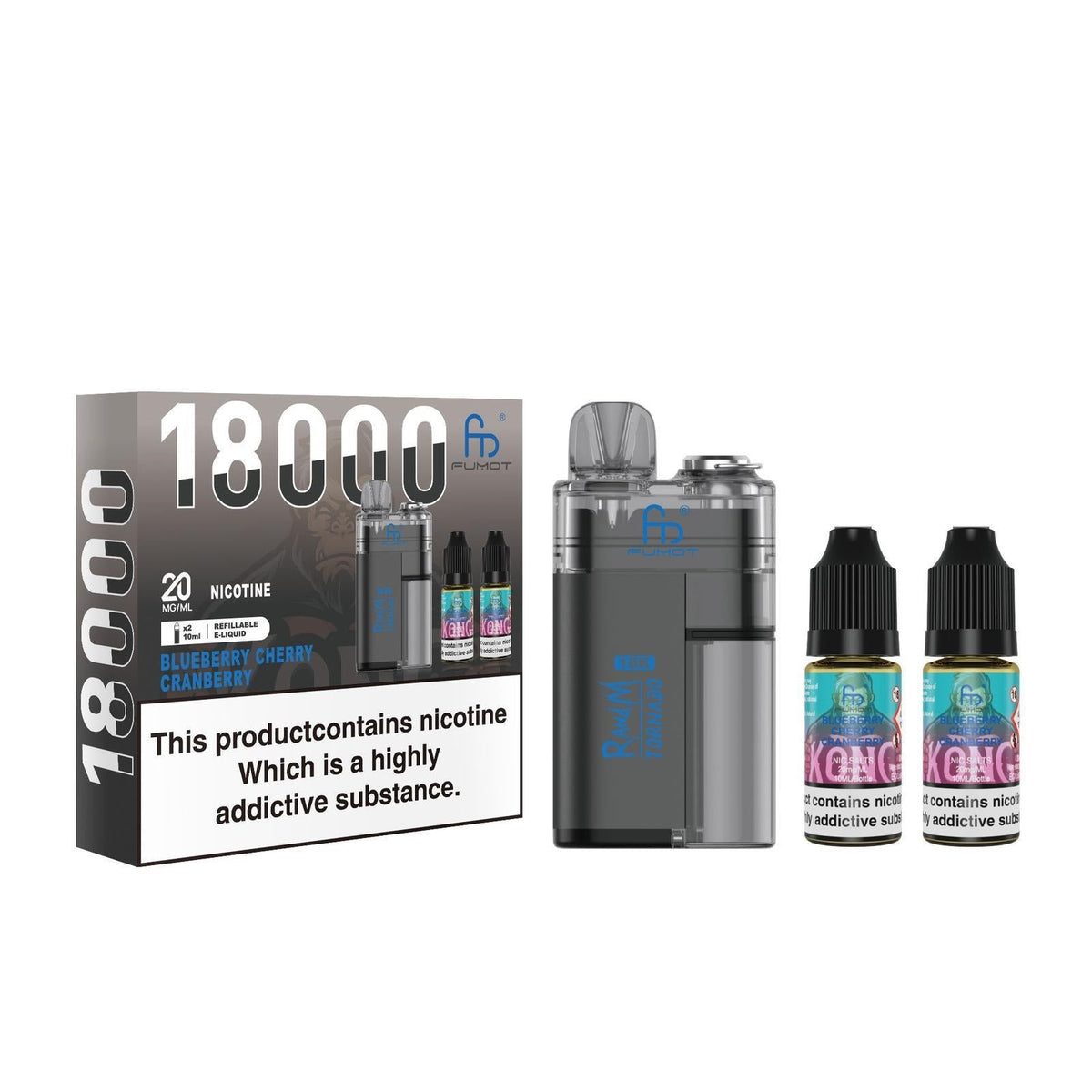 Buy Bulk R and M Tornado 18000 Disposable Vape - Box of 5 - Vape Wholesale Mcr