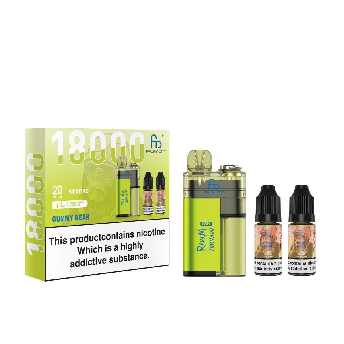 Buy Bulk R and M Tornado 18000 Disposable Vape - Box of 5 - Vape Wholesale Mcr