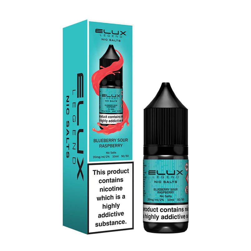 Elux Legend Nic Salts - 10ml E-liquids - Box of 10 - Vape Wholesale Mcr