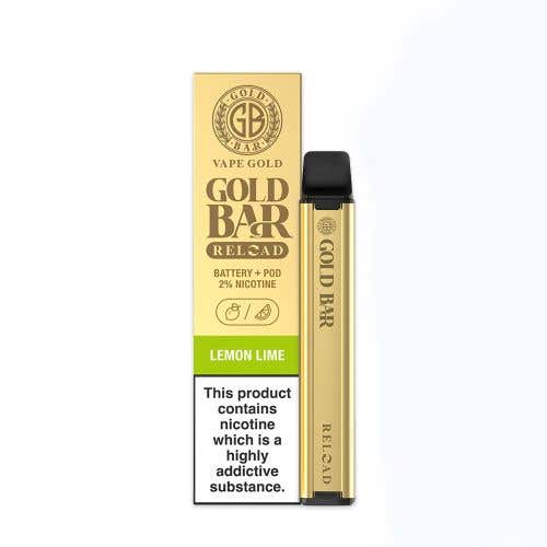 Gold Bar Reload 600 Puffs Prefilled Pod Vape Kit - Vape Wholesale Mcr