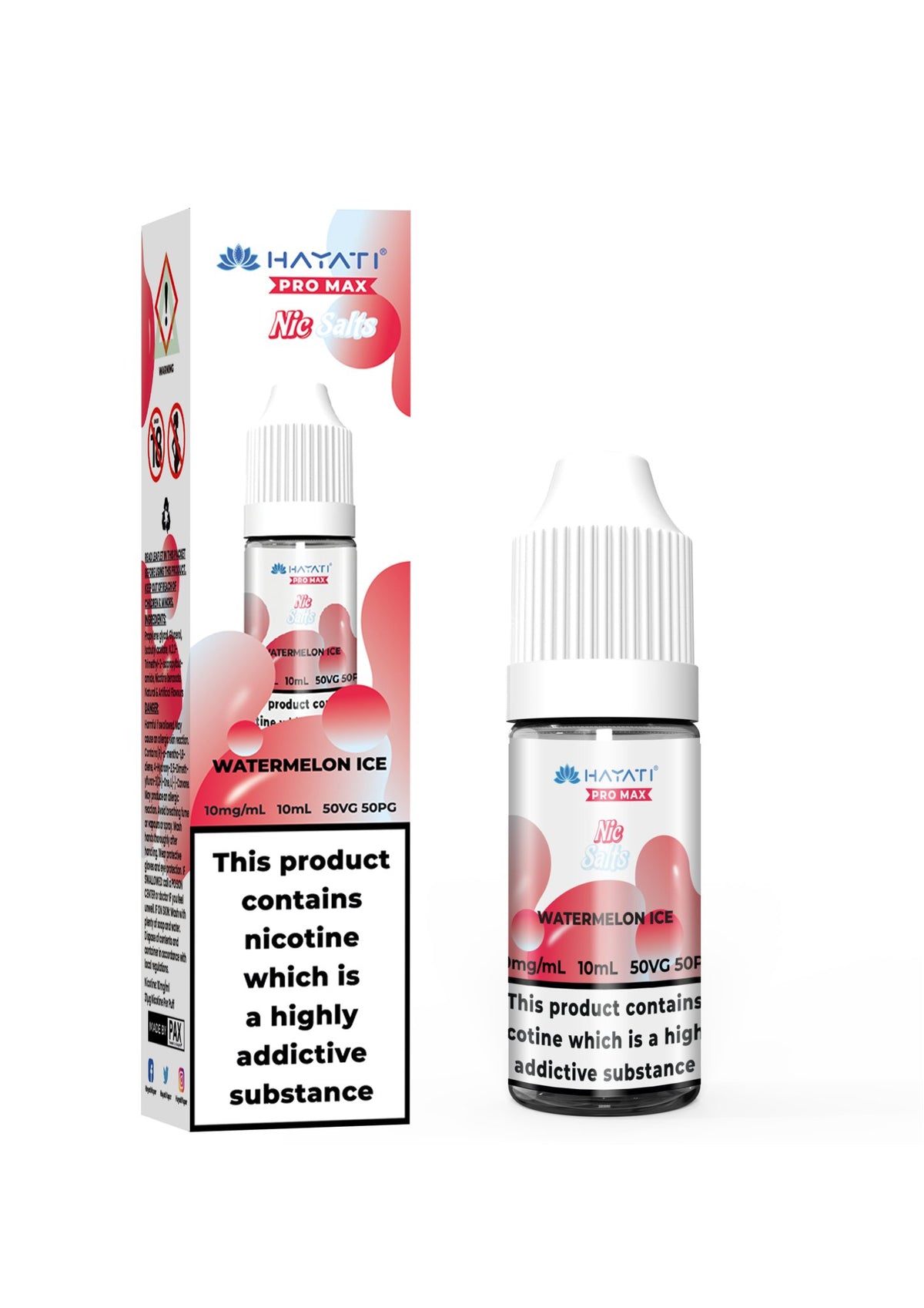 Hayati Pro Max Nic Salt 10ml E - liquids - (BOX OF 10) - Vape Wholesale Mcr
