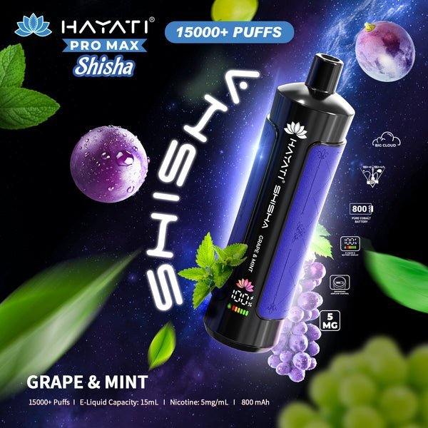 Buy Bulk Hayati Pro Max Shisha 15000 Disposable Vape Box of 5 - Vape Wholesale Mcr