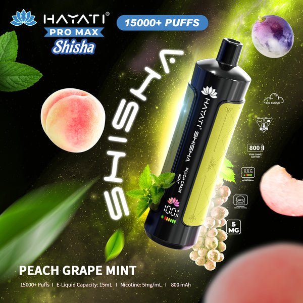 Buy Bulk Hayati Pro Max Shisha 15000 Disposable Vape Box of 5 - Vape Wholesale Mcr