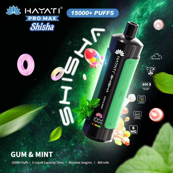 Buy Bulk Hayati Pro Max Shisha 15000 Disposable Vape Box of 5 - Vape Wholesale Mcr