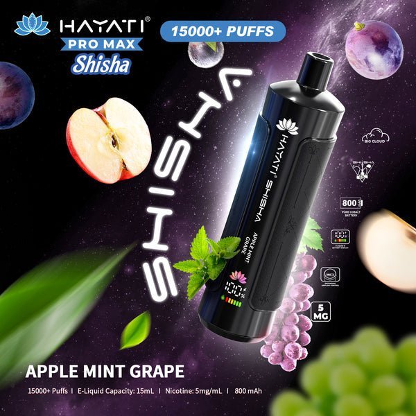 Buy Bulk Hayati Pro Max Shisha 15000 Disposable Vape Box of 5 - Vape Wholesale Mcr