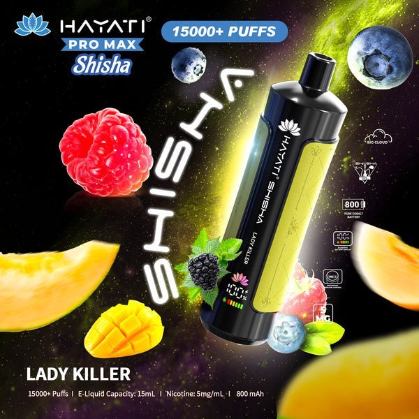 Buy Bulk Hayati Pro Max Shisha 15000 Disposable Vape Box of 5 - Vape Wholesale Mcr