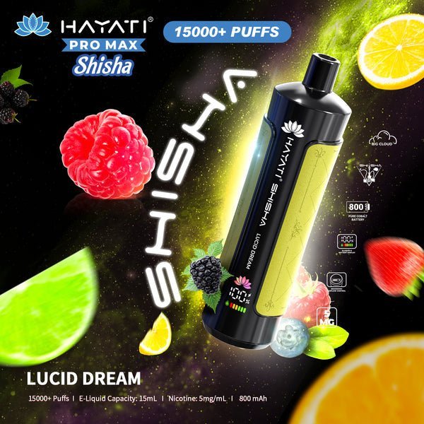 Buy Bulk Hayati Pro Max Shisha 15000 Disposable Vape Box of 5 - Vape Wholesale Mcr