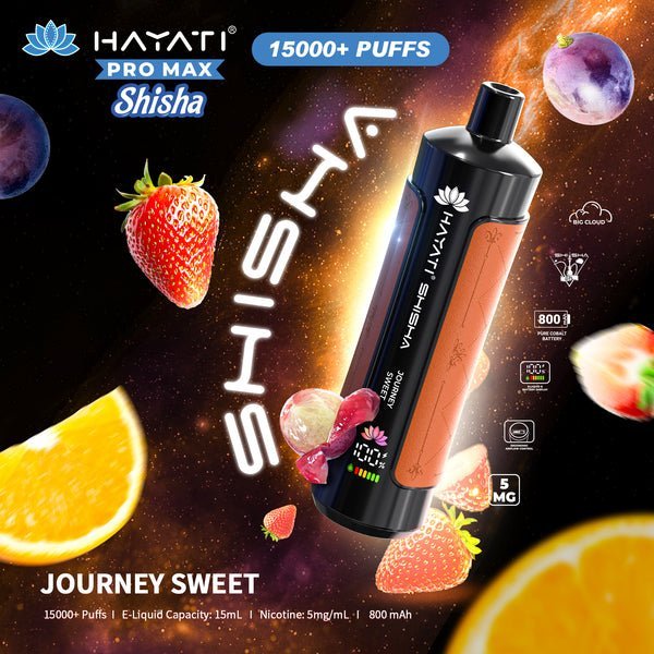 Buy Bulk Hayati Pro Max Shisha 15000 Disposable Vape Box of 5 - Vape Wholesale Mcr