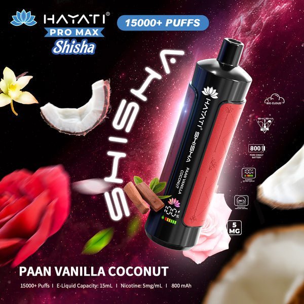 Buy Bulk Hayati Pro Max Shisha 15000 Disposable Vape Box of 5 - Vape Wholesale Mcr